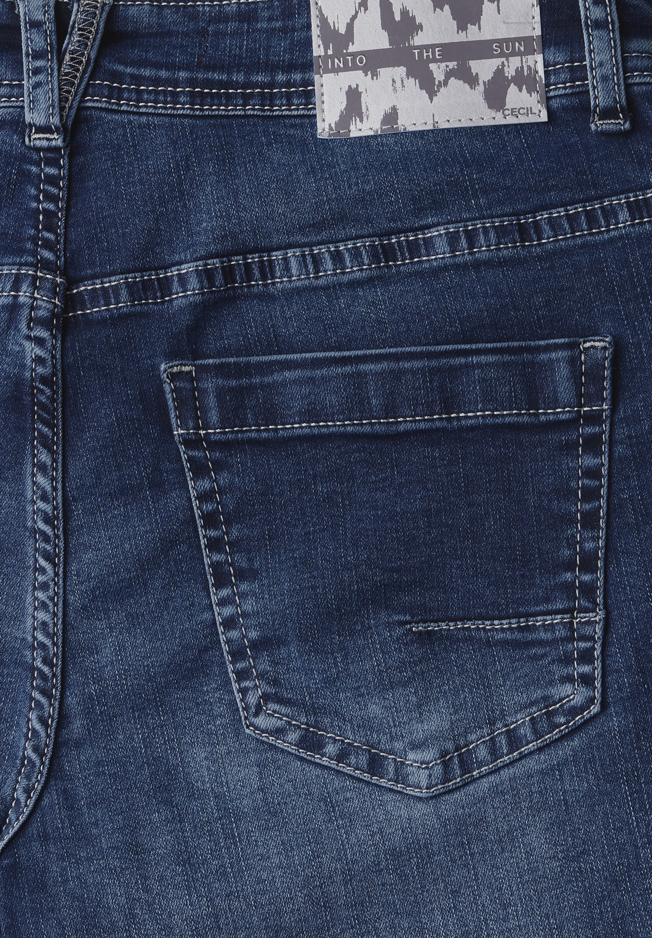 Cecil Comfort-fit-Jeans, High Waist