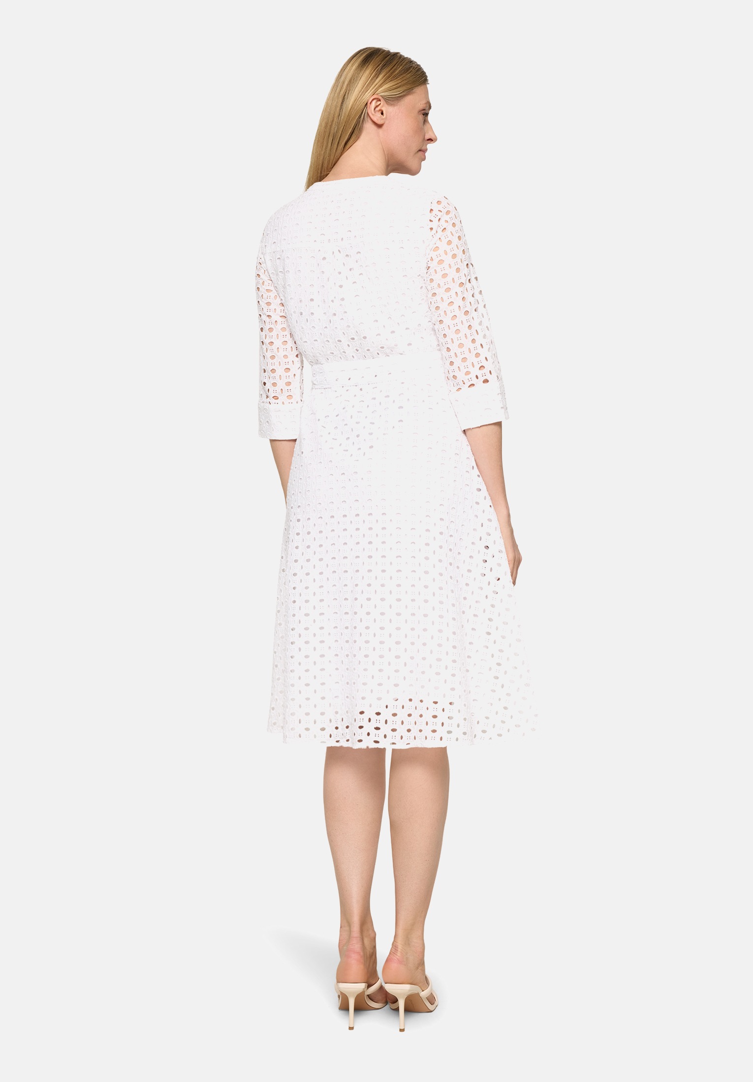 Betty&Co Hemdblusenkleid »Damen mit Bindegürtel« Nahttasche