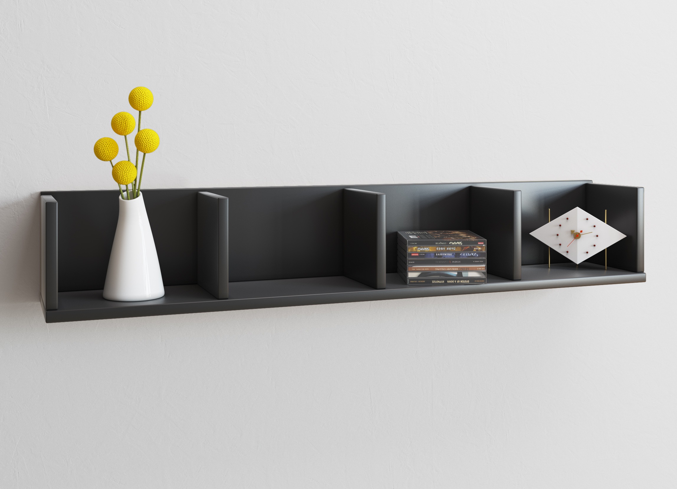 VCM Wandregal »Holz Wandregal Hängeregal Wandboard Regal Honsa«