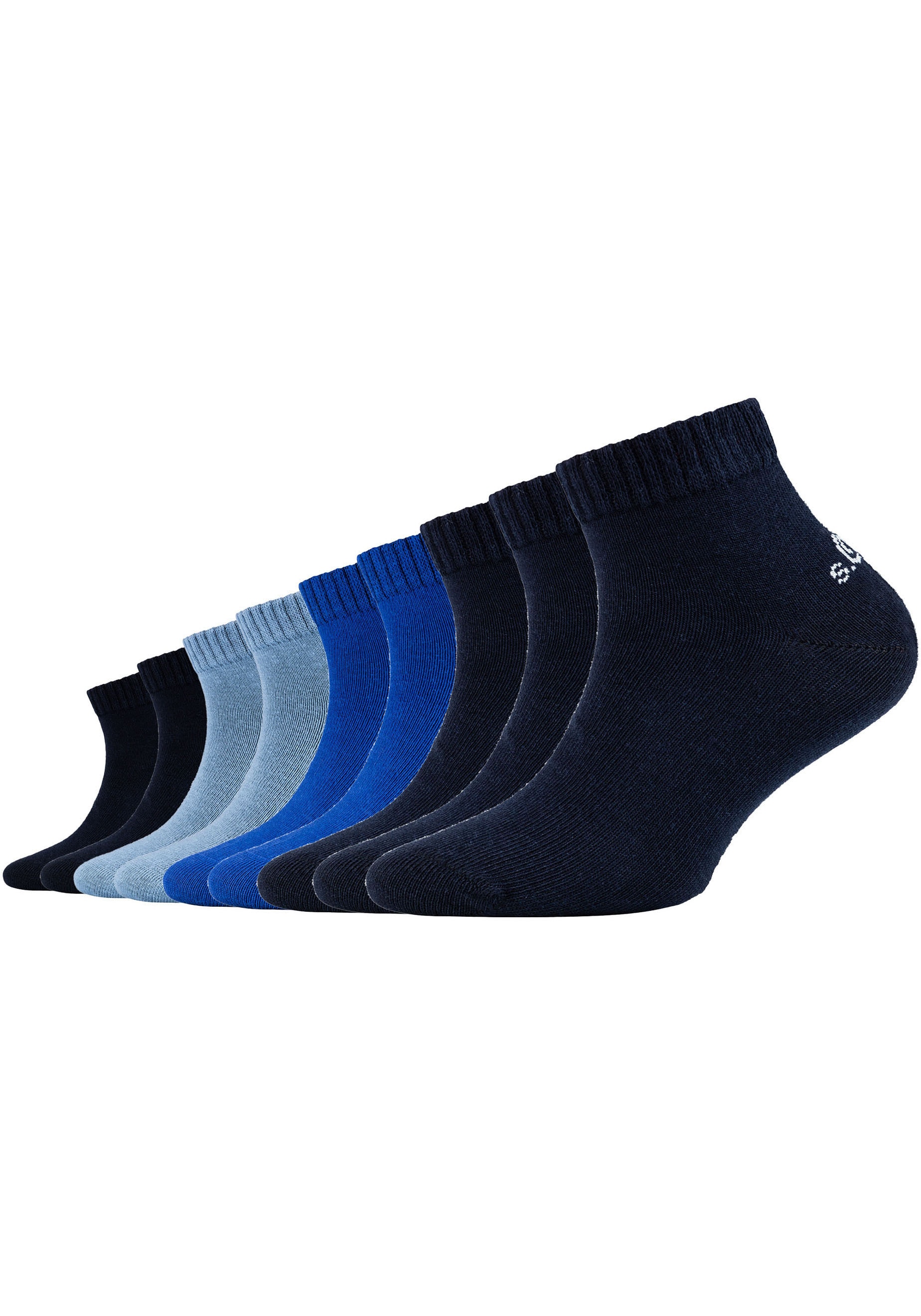 s.Oliver Kurzsocken "essentials" 9 Paar, 9 Paar tlg. mit vielseitigen Farben
