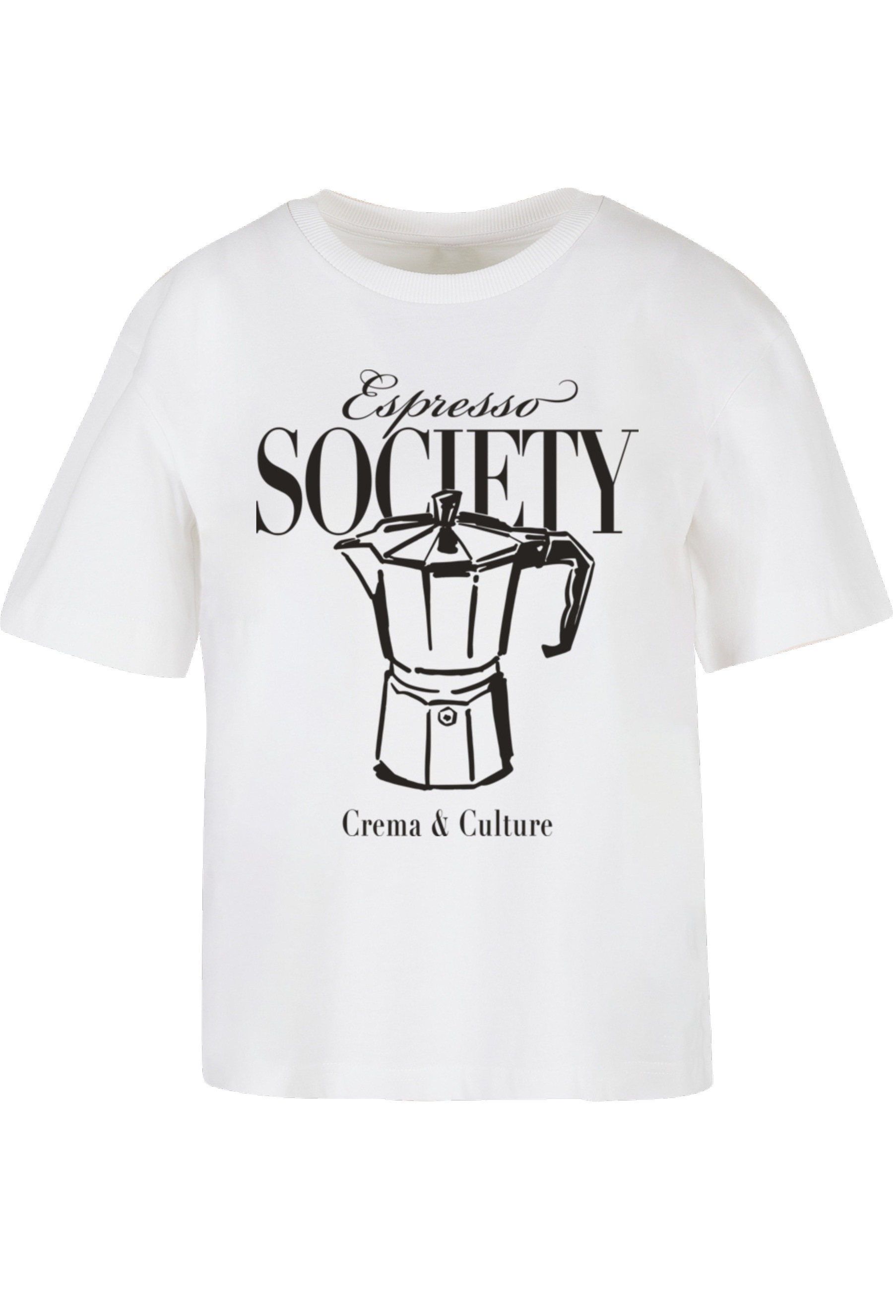 Miss Tee T-Shirt "Miss Tee Espresso Society Tee" 1 Stk.