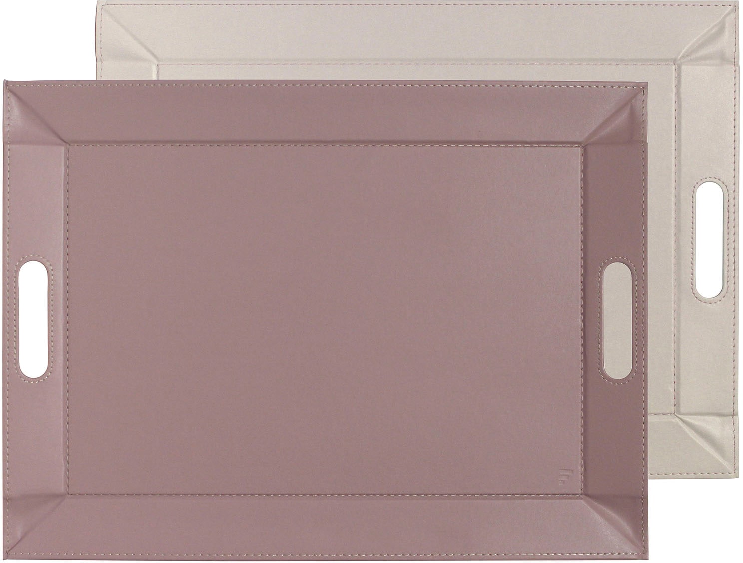 freeform Tablett "DUO, 2-farbiges Wendetablett, Tablett und Tisch-Set in ei günstig online kaufen