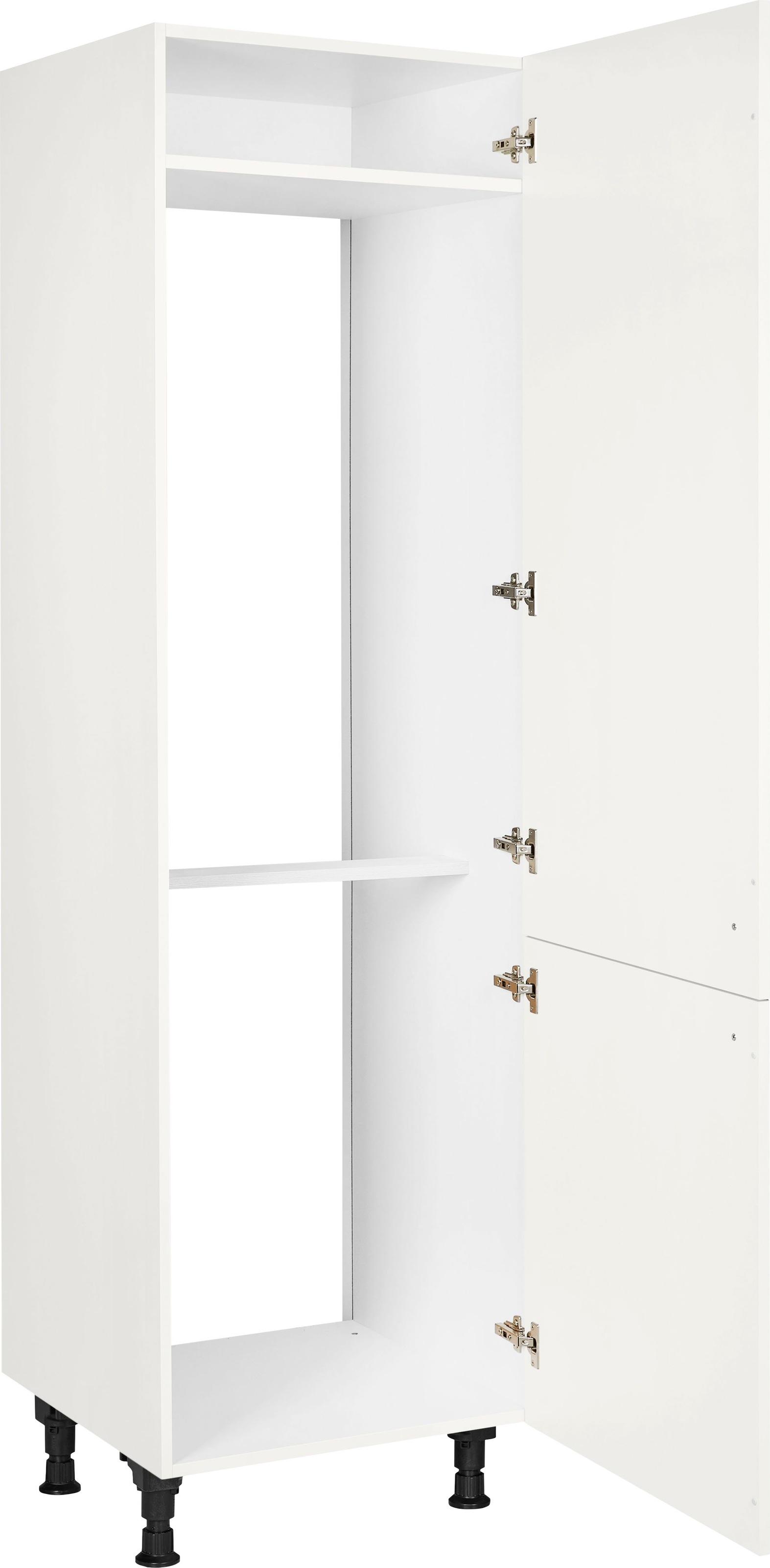 nobilia® Kühlmodul »"Cascada", für ein Kühl- und Gefrierschrank, Ausrichtung wählbar«, vormontiert, Ausrichtung wählbar, Breite/Höhe: 60/216,6 cm