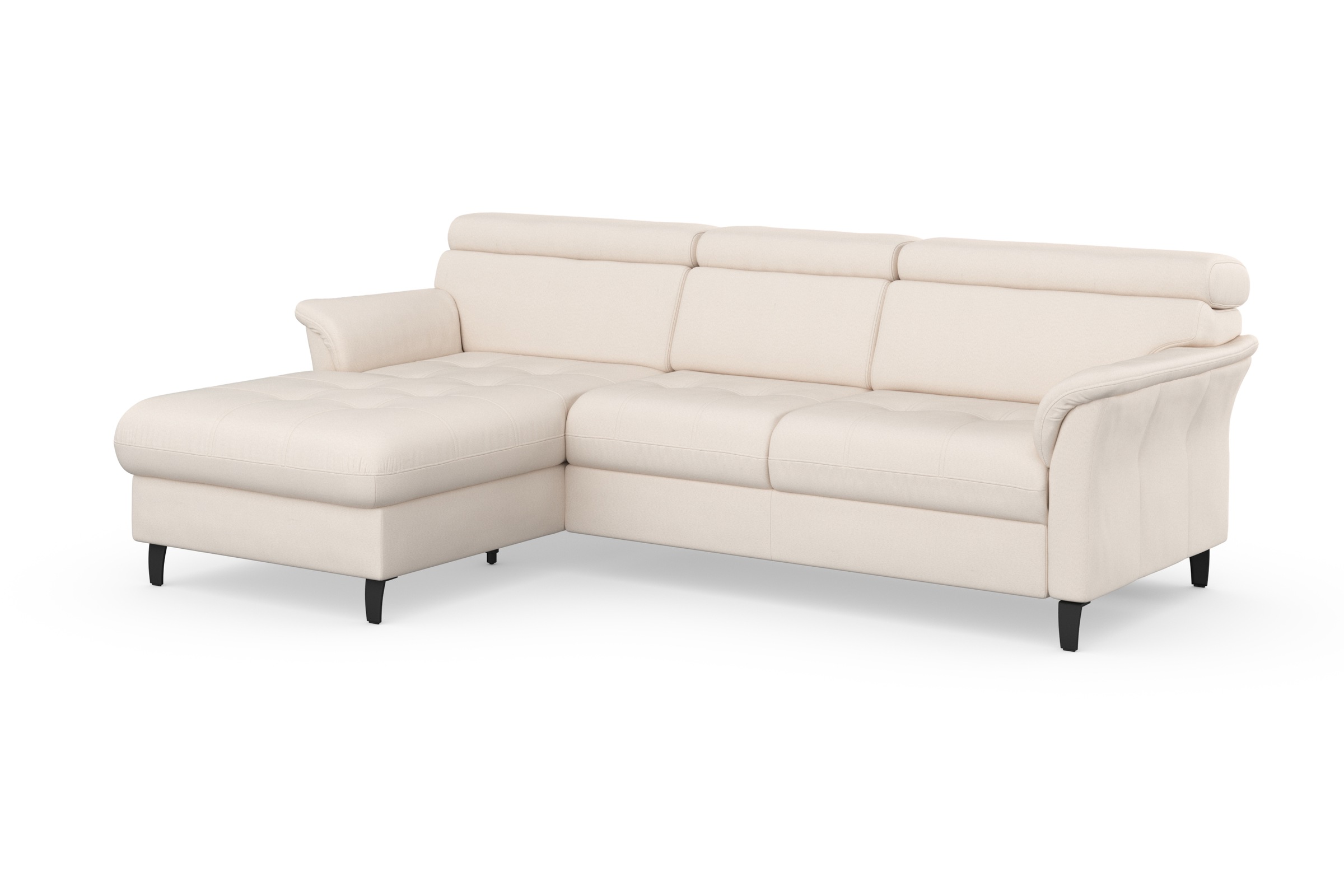 sit&more Ecksofa »Marano L-Form« inklusive Kopfteilverstellung, wahlweise mit Bettfunktion, Bettkasten