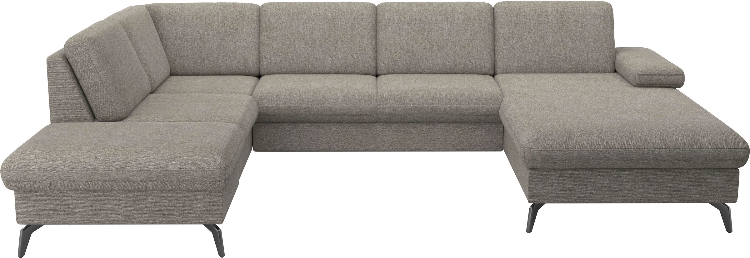 sit&more Wohnlandschaft »Morris Jubi U-Form«, inkl. Armteilfunktion und 1 Zierkissen, wahlweise mit Bettfunktion