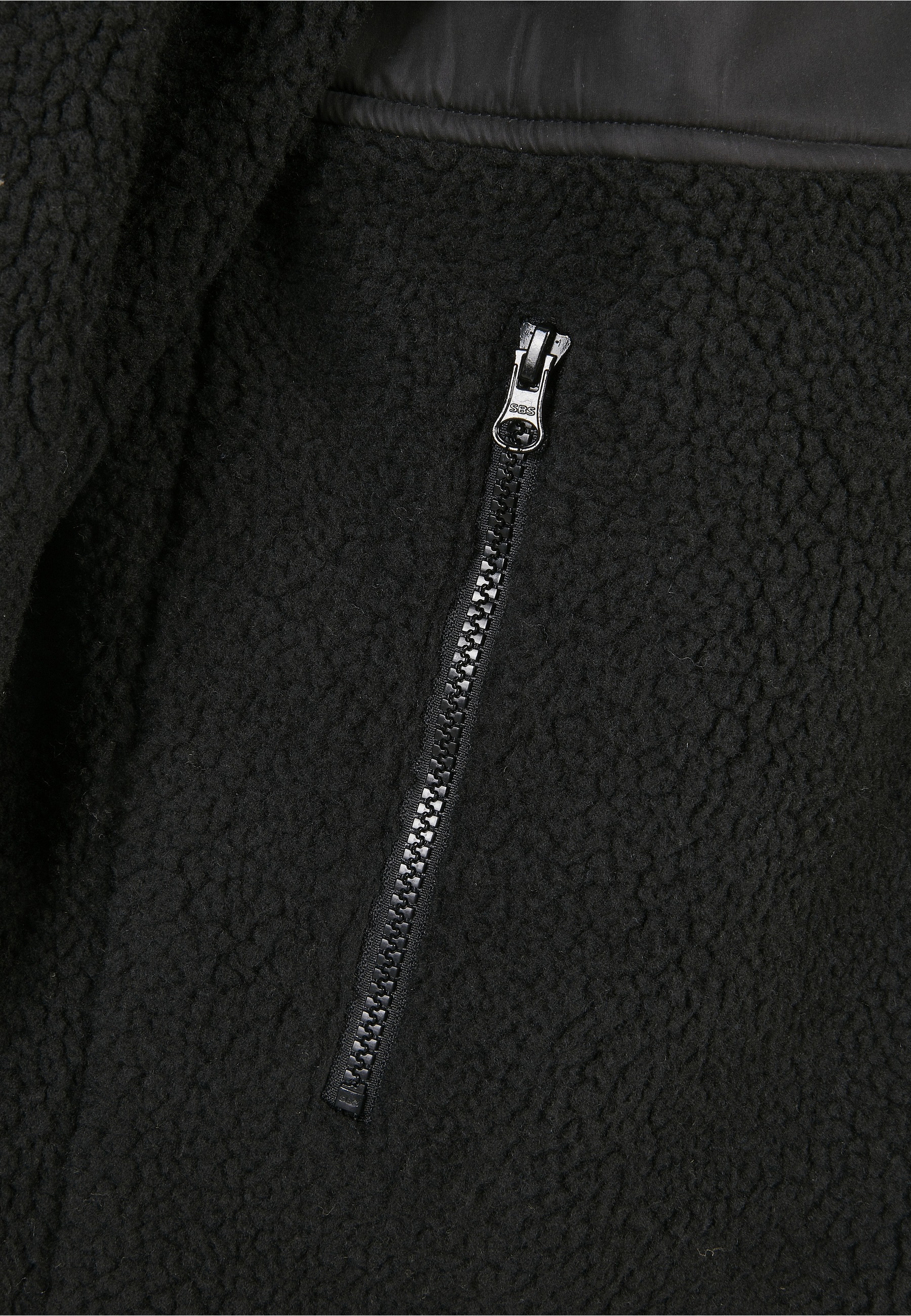 URBAN CLASSICS Winterjacke »Urban Classics Herren Patched Sherpa Jacket« 1 Stk. tlg. ohne Kapuze