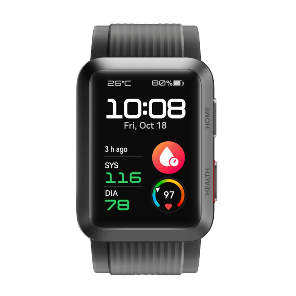 Huawei Smartwatch »Watch D«, (Proprietär Blutdruckmessung und EKG-Analyse)