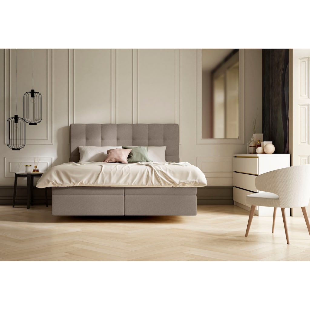 Schlaraffia Boxspringbett »Aida«, mit GELTEX® Next Topper und 7-Zonen-Tonnentaschen-Federkernmatratze