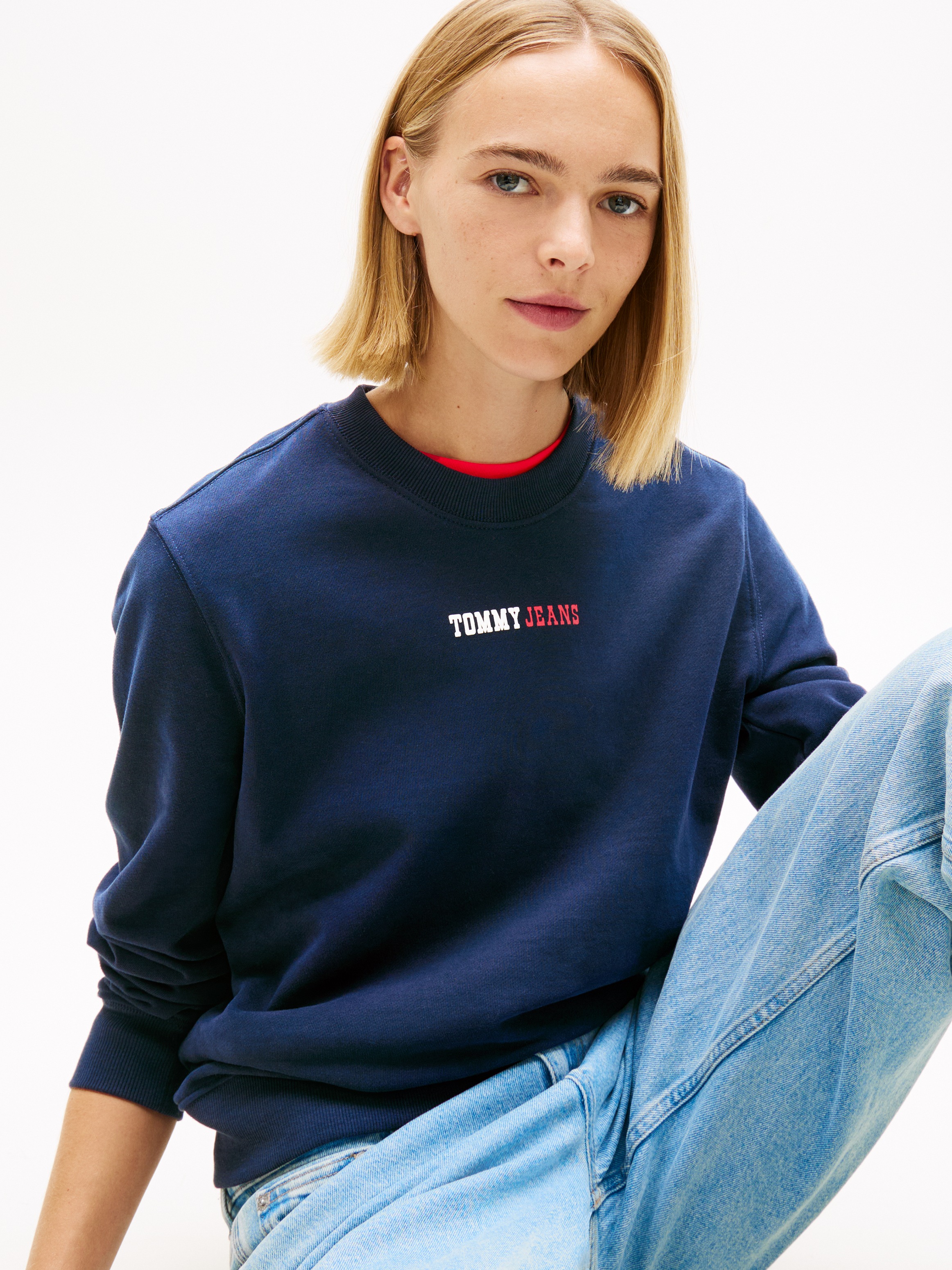 Tommy Jeans Sweatshirt "TJW REG ESS LOGO 2 CREW EXT" günstig online kaufen