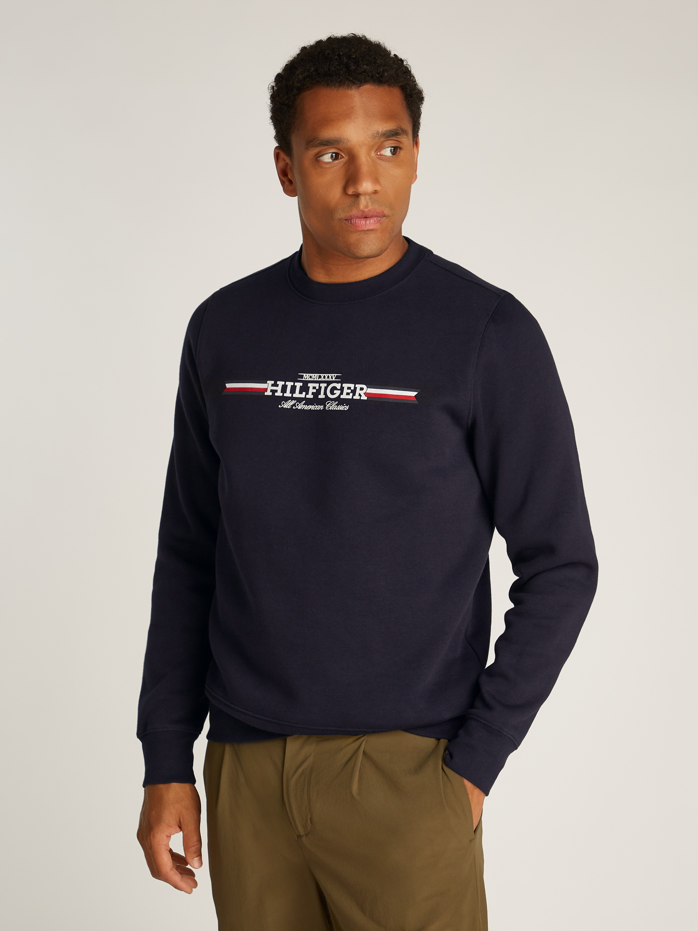 TOMMY HILFIGER Sportinio stiliaus megztinis »HILFIGER...