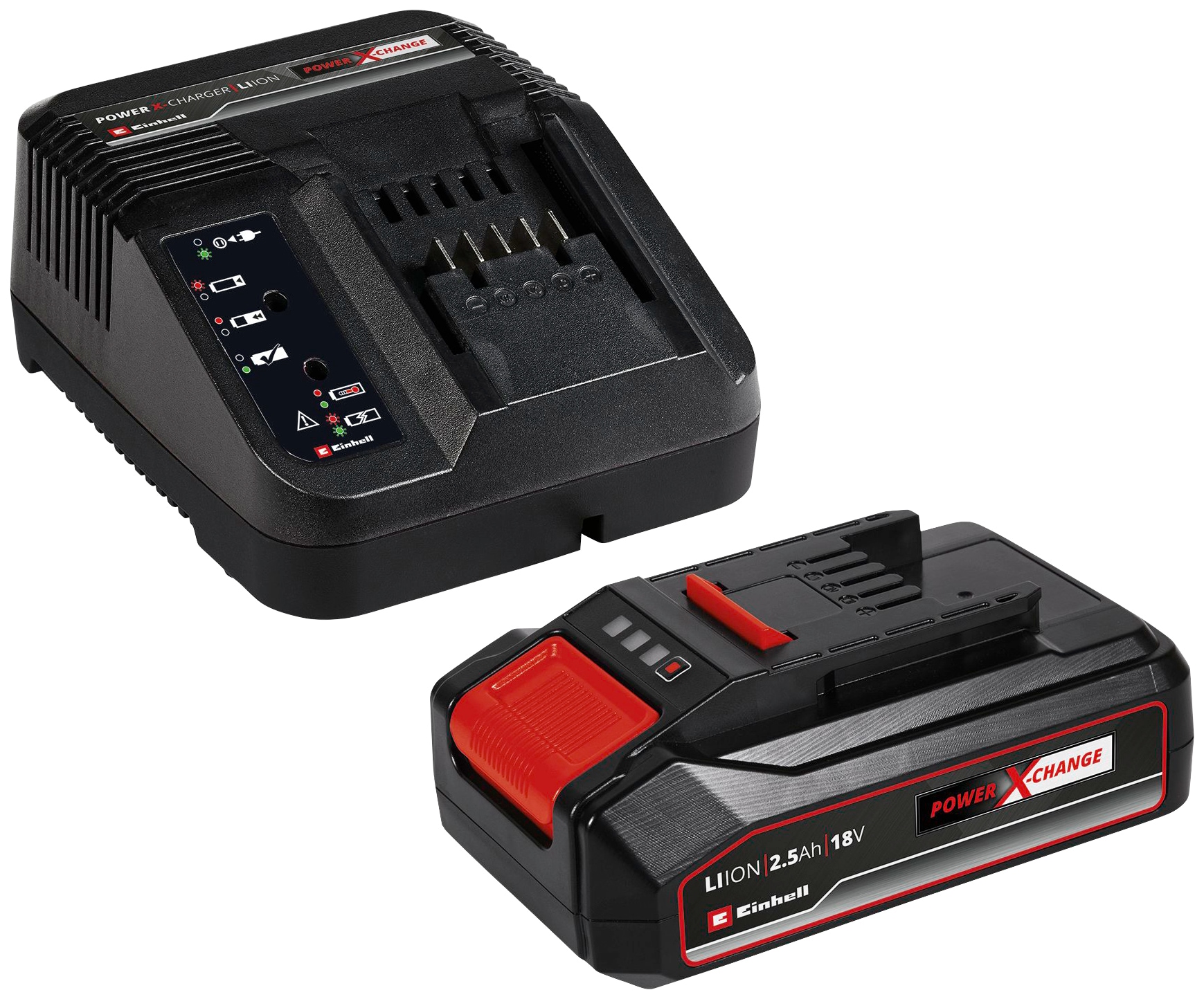 Einhell Akku-Heckenschere »ARCURRA + 2,5Ah Starter Kit«, (Set), 55 cm Schnittlänge, mit Akku und Ladegerät