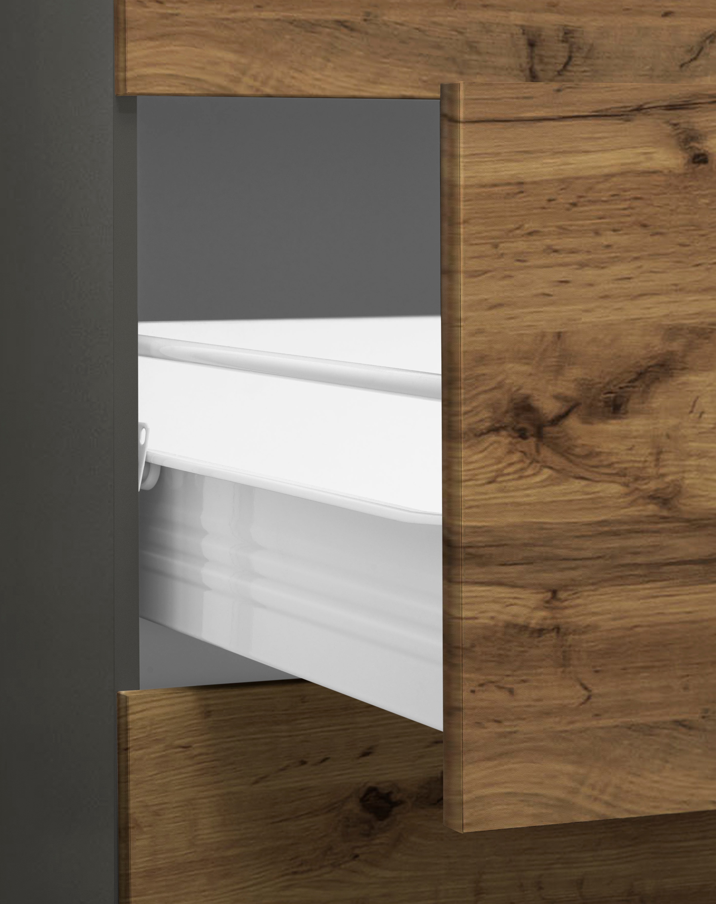 KOCHSTATION Küchenzeile »KS-Trier« ohne E-Geräte, Breite 350 cm