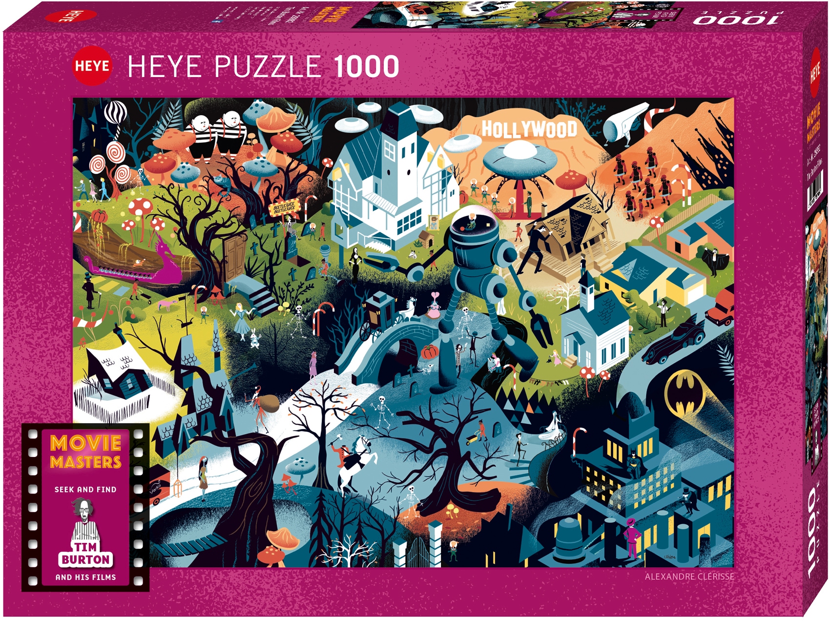 Puzzle »Tim Burton Films«, Made in Germany