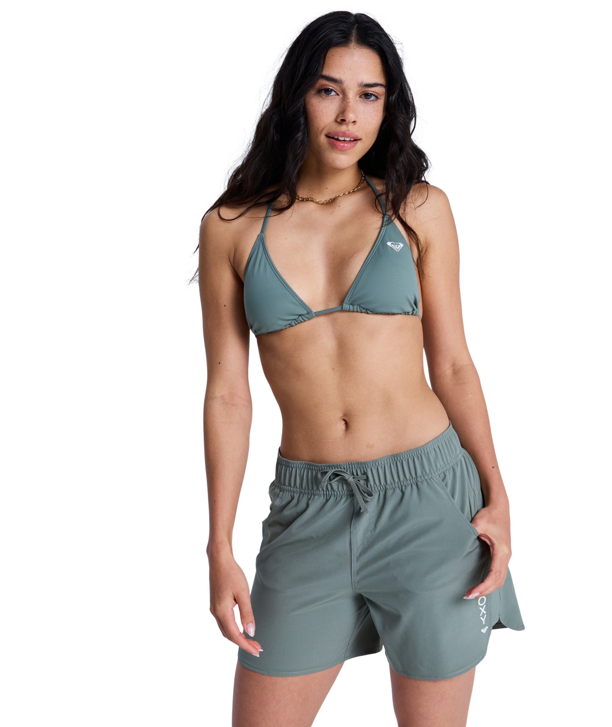 Roxy Short De Bain Wave 5´´ Agave Green M Femme 4