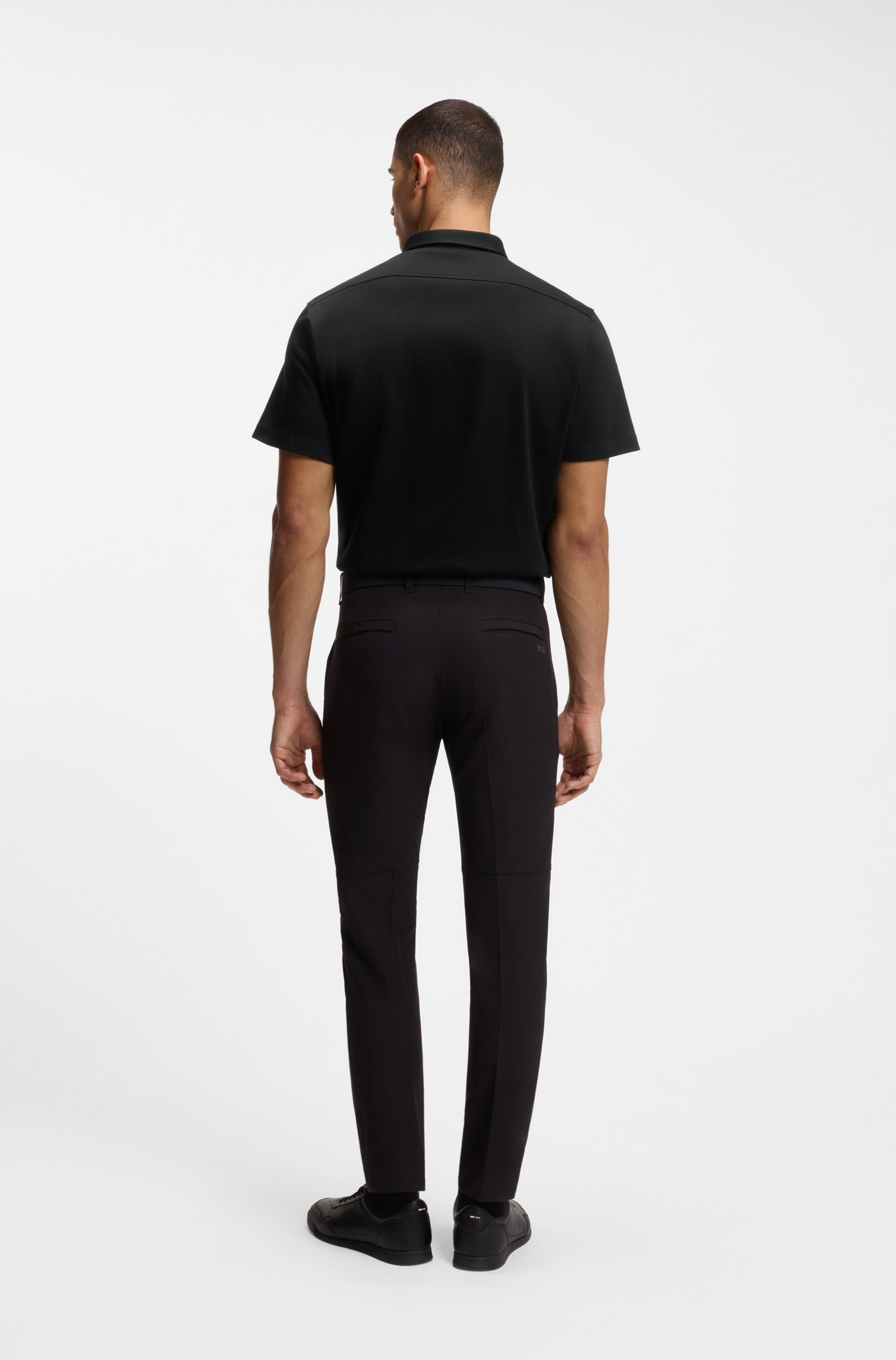 BOSS GREEN Kurzarmhemd »Motion S« Regular Fit, Button-down-Kragen, Kurzarm, Logo-Stickerei