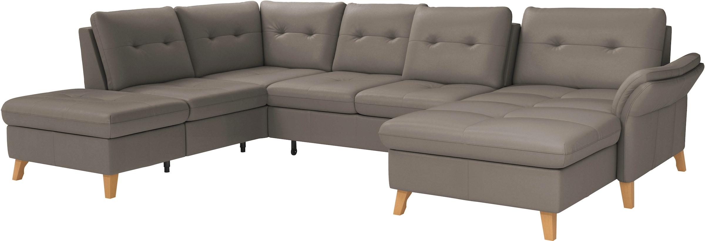 sit&more Wohnlandschaft »Göteborg«, inkl. Sitztiefenverstellung, wahlweise mit Bettfunktion & Bettkasten