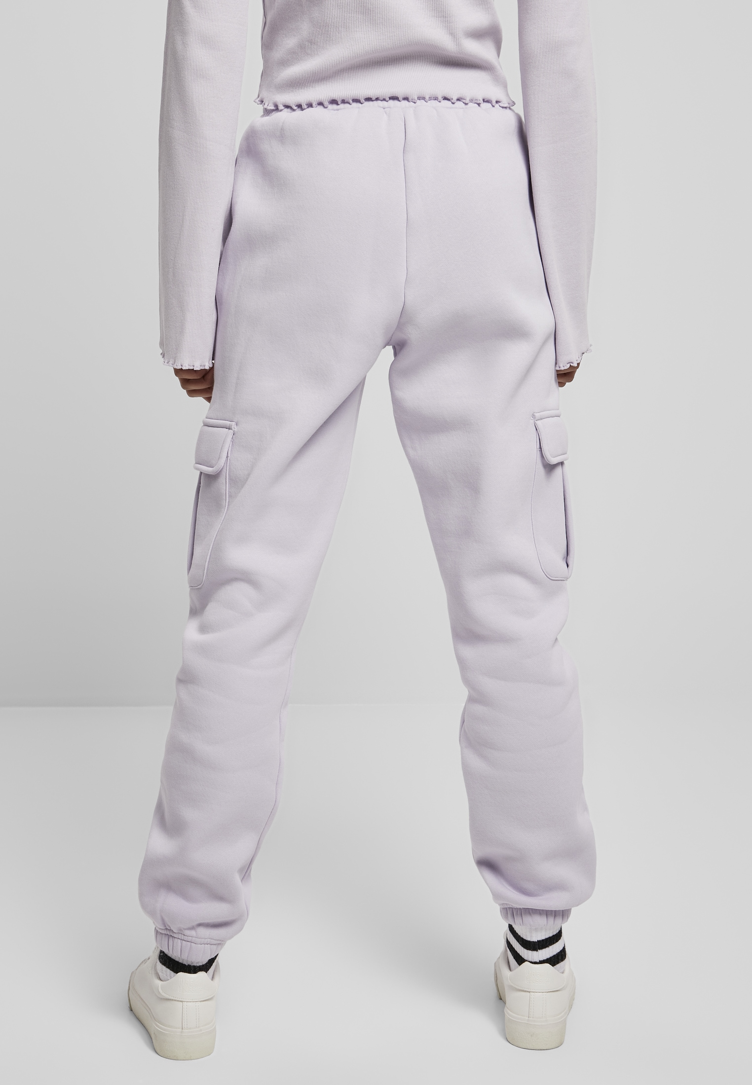 URBAN CLASSICS Stoffhose »Damen Ladies High Waits Cargo Sweat Pants«, (1  tlg.) kaufen | BAUR