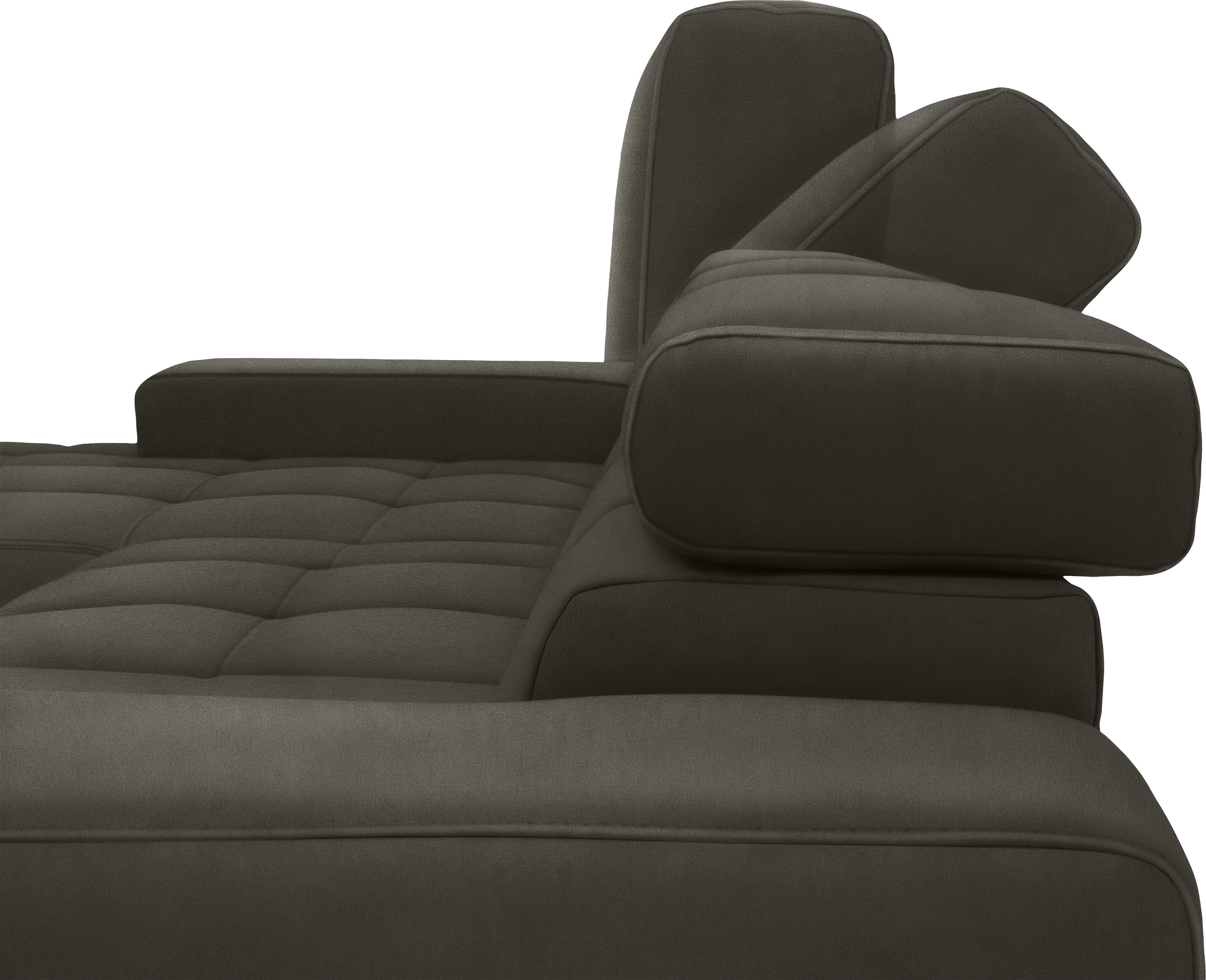 Thumbnail - DOMO collection Ecksofa "Cunelli tolle Sitznähte als Designelement, fester Sitzkomfort, L-Form", wahlweise mit 6-fach ve...