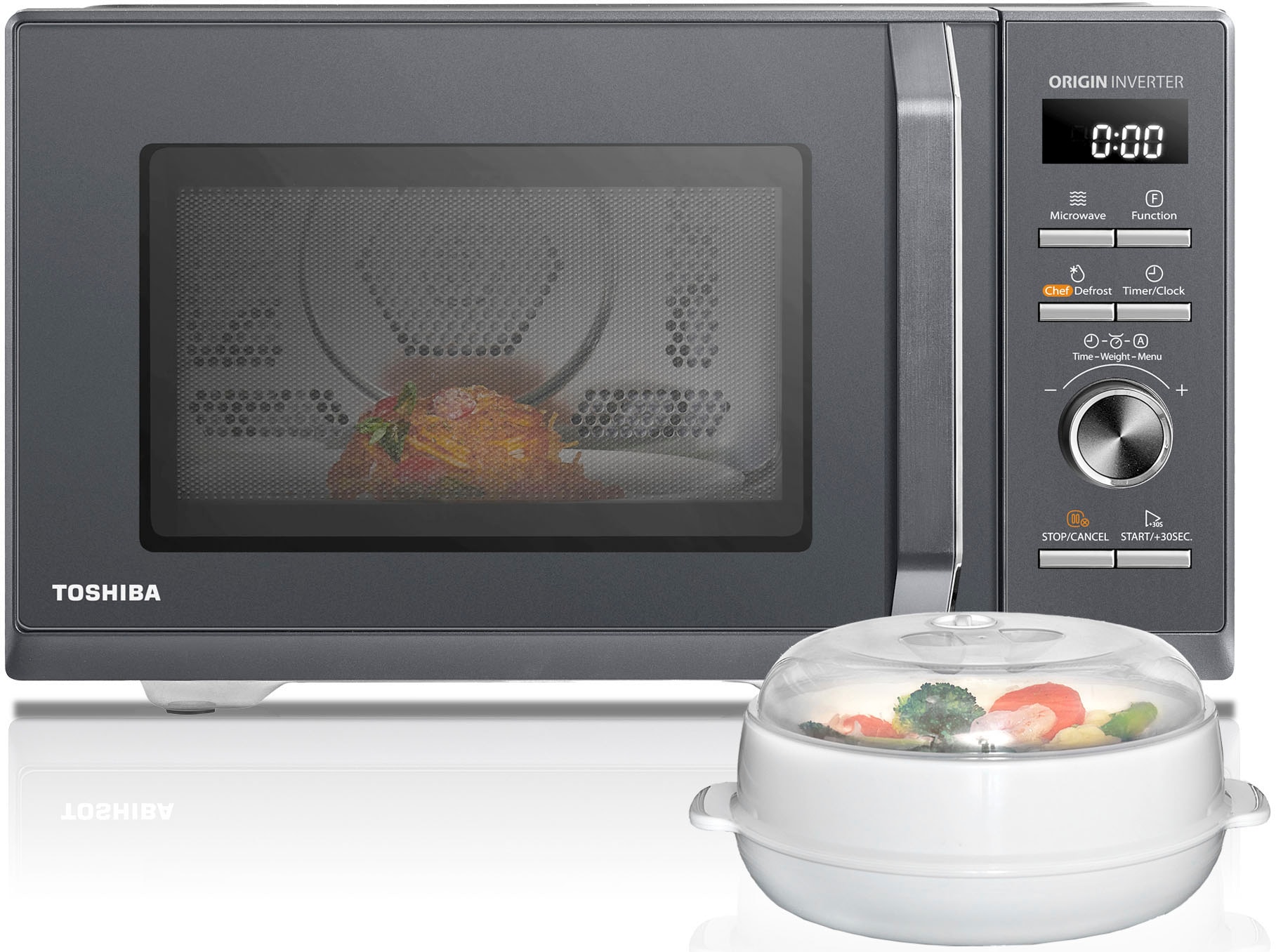 Toshiba Mikrowelle "MW3-AC26SFI(MG)" Grill  Heißluft  Mikrowelle 4-in-1 Kom günstig online kaufen