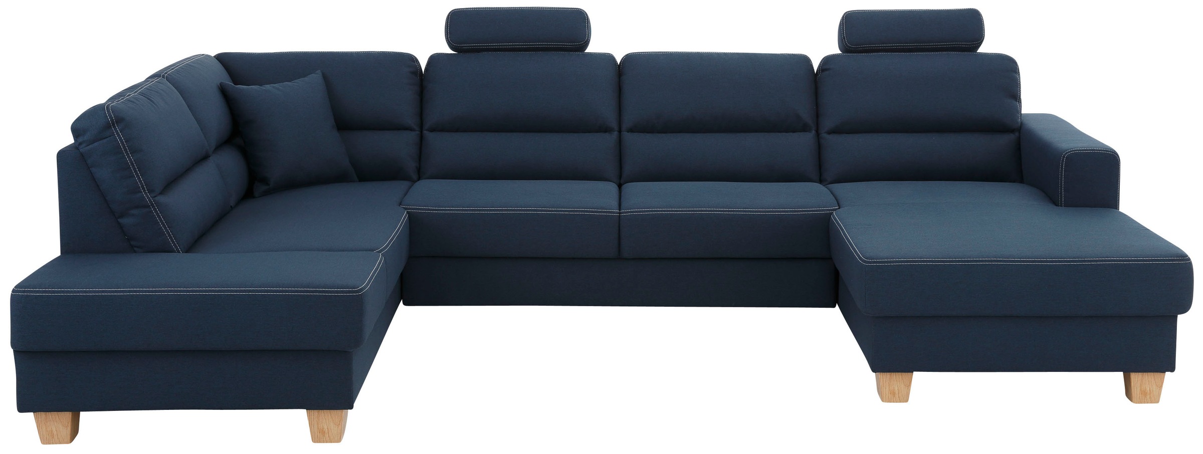 Home affaire Wohnlandschaft "Navan, komfortabel mit viel Platz, U-Form", wa günstig online kaufen