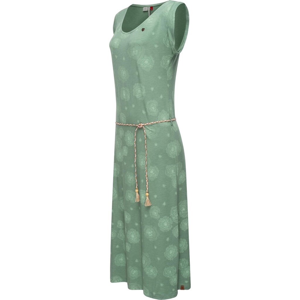 Ragwear Sommerkleid »Tag Midi«, wadenlanges Maxikleid mit Allover-Print