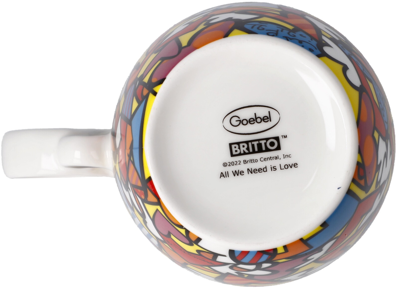 Goebel Tasse »Britto«, Pop Art, Künstlertasse, Romero Britto - All We Need is Love
