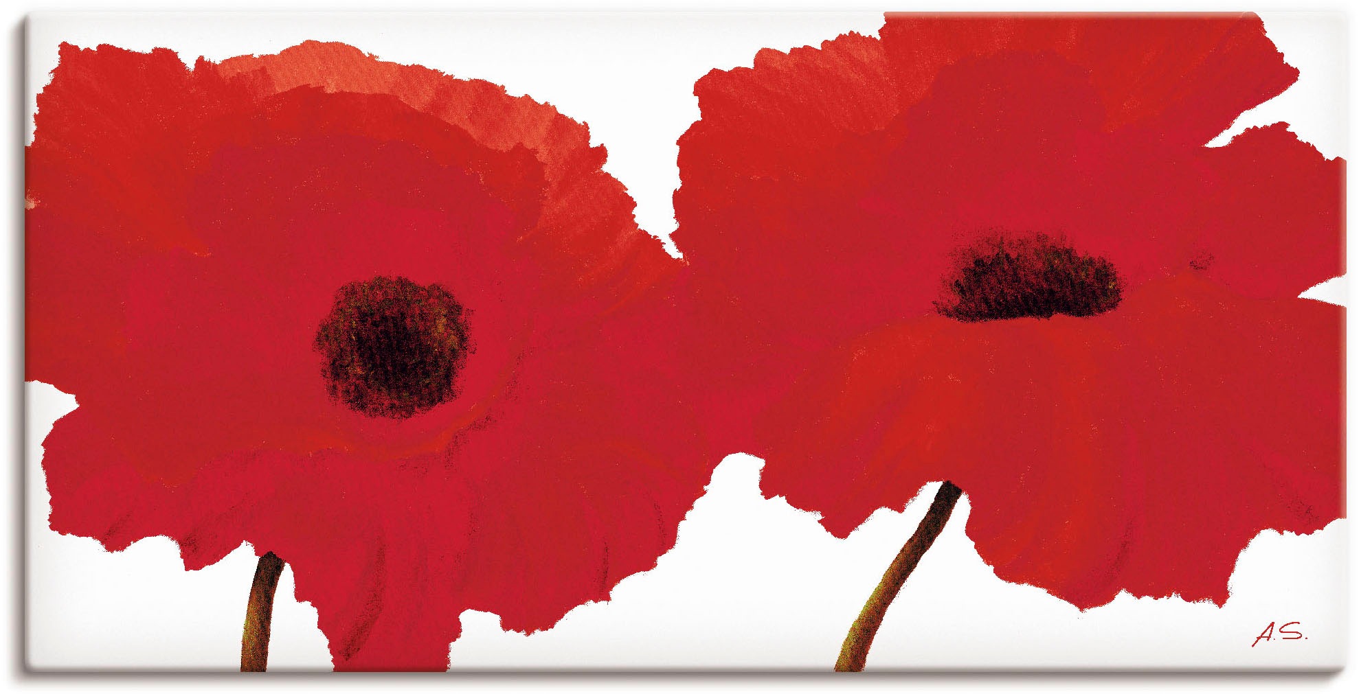 Artland Paveikslas »Roter Mohn II« Blumen (1 S...