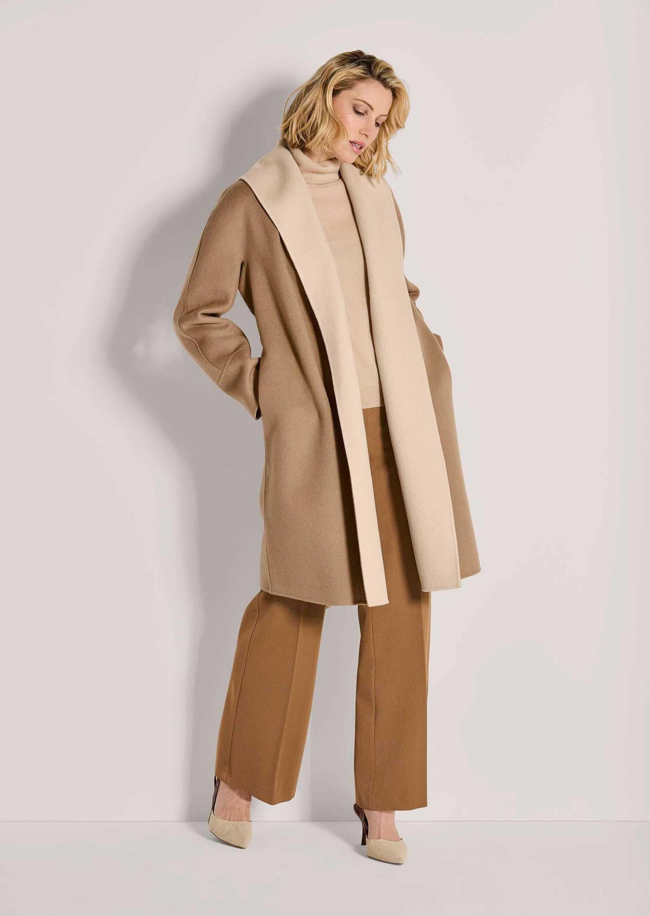 MADELEINE Langmantel »Doubleface-Mantel Doubleface-Mantel mit Bindegürtel«