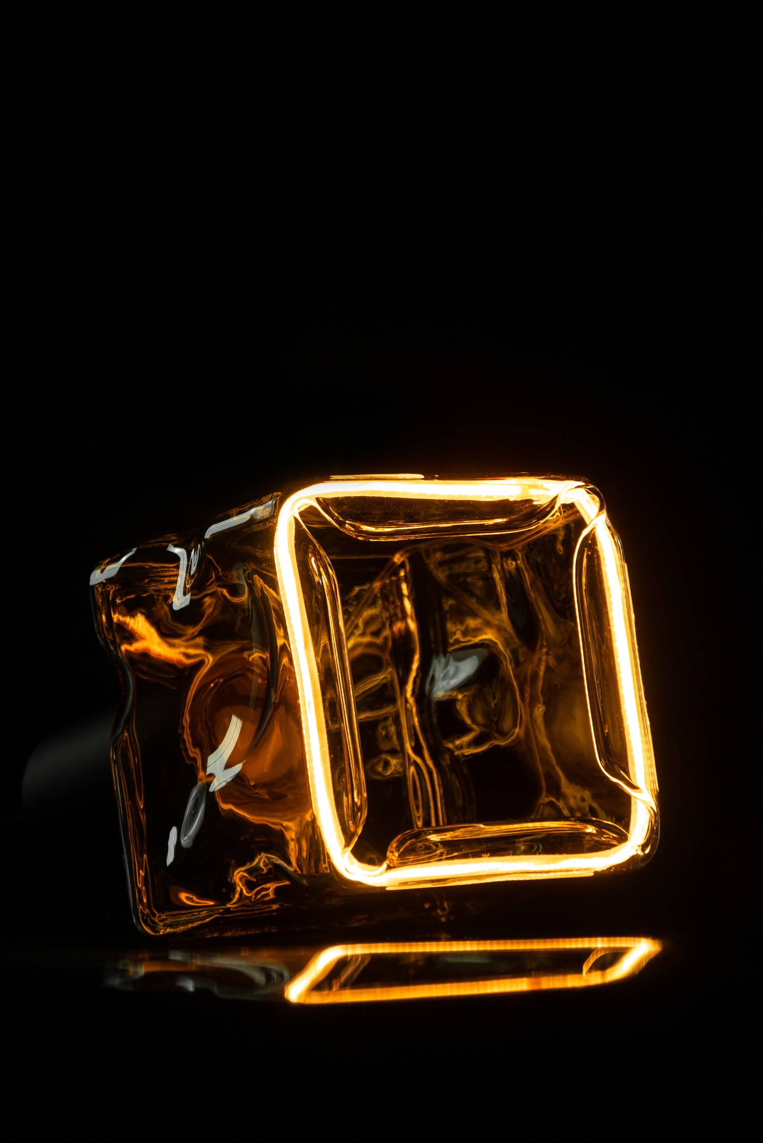 SEGULA LED-Leuchtmittel »LED Ice Cube smokey grau«, E27, Warmweiß, dimmbar, E27, Ice Cube smokey grau