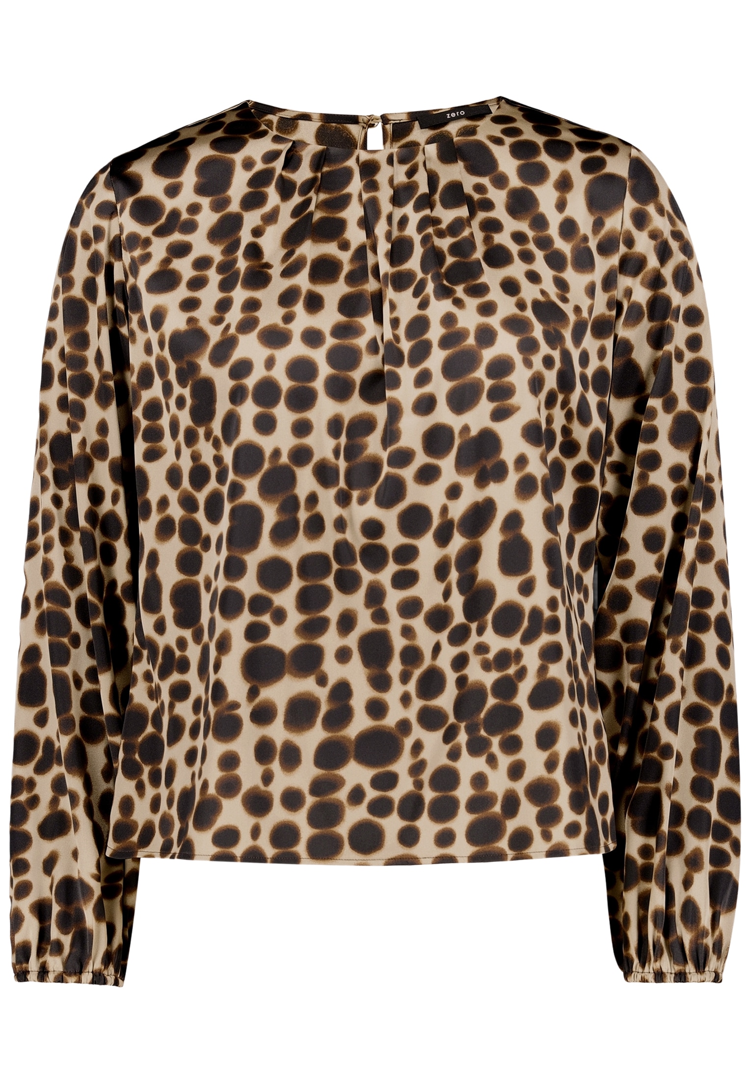 Zero Satinbluse »Damen mit Print.«