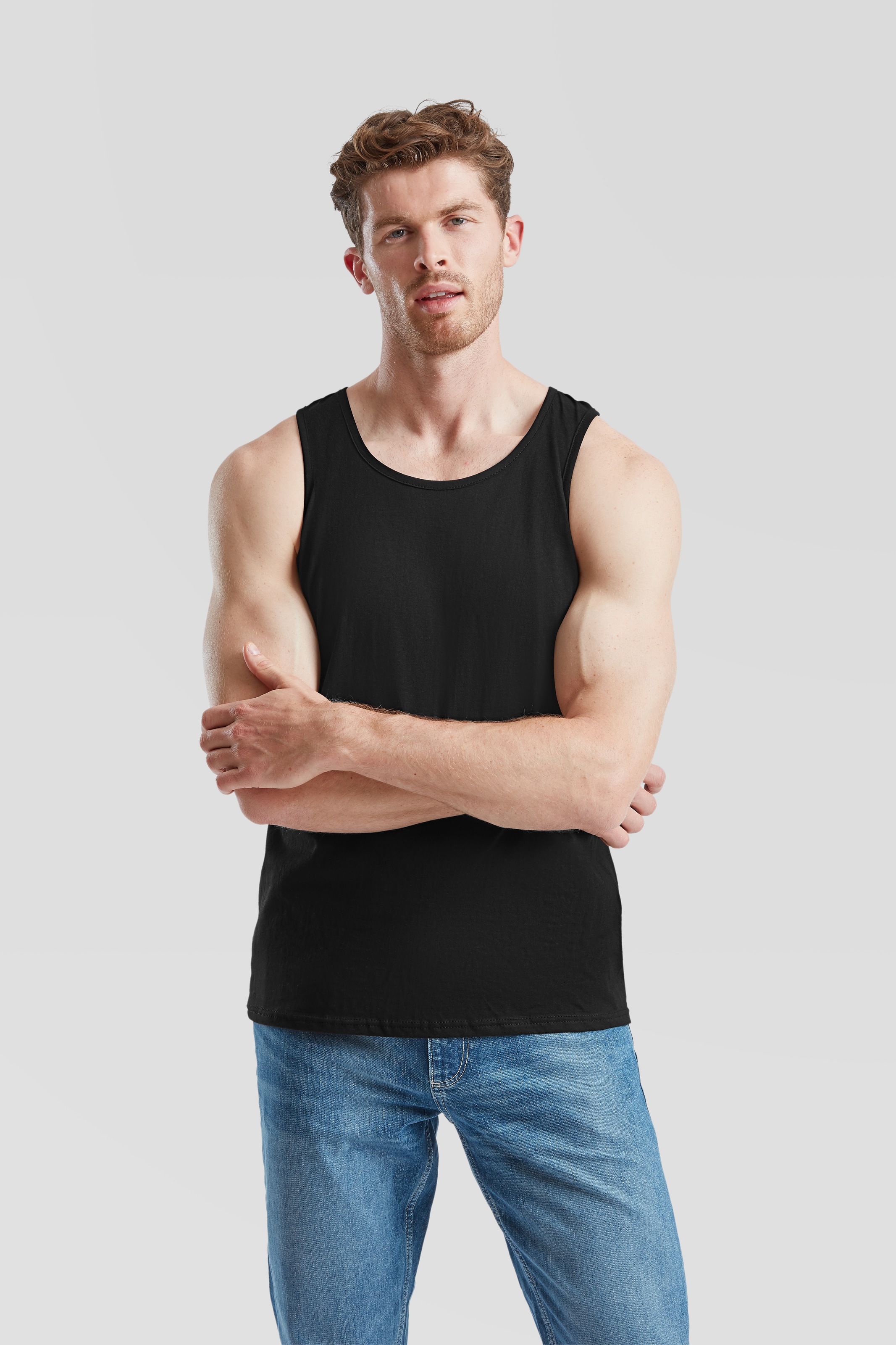 Fruit of the Loom Tanktop, (Packung, 2 tlg.), aus reiner Baumwolle günstig online kaufen