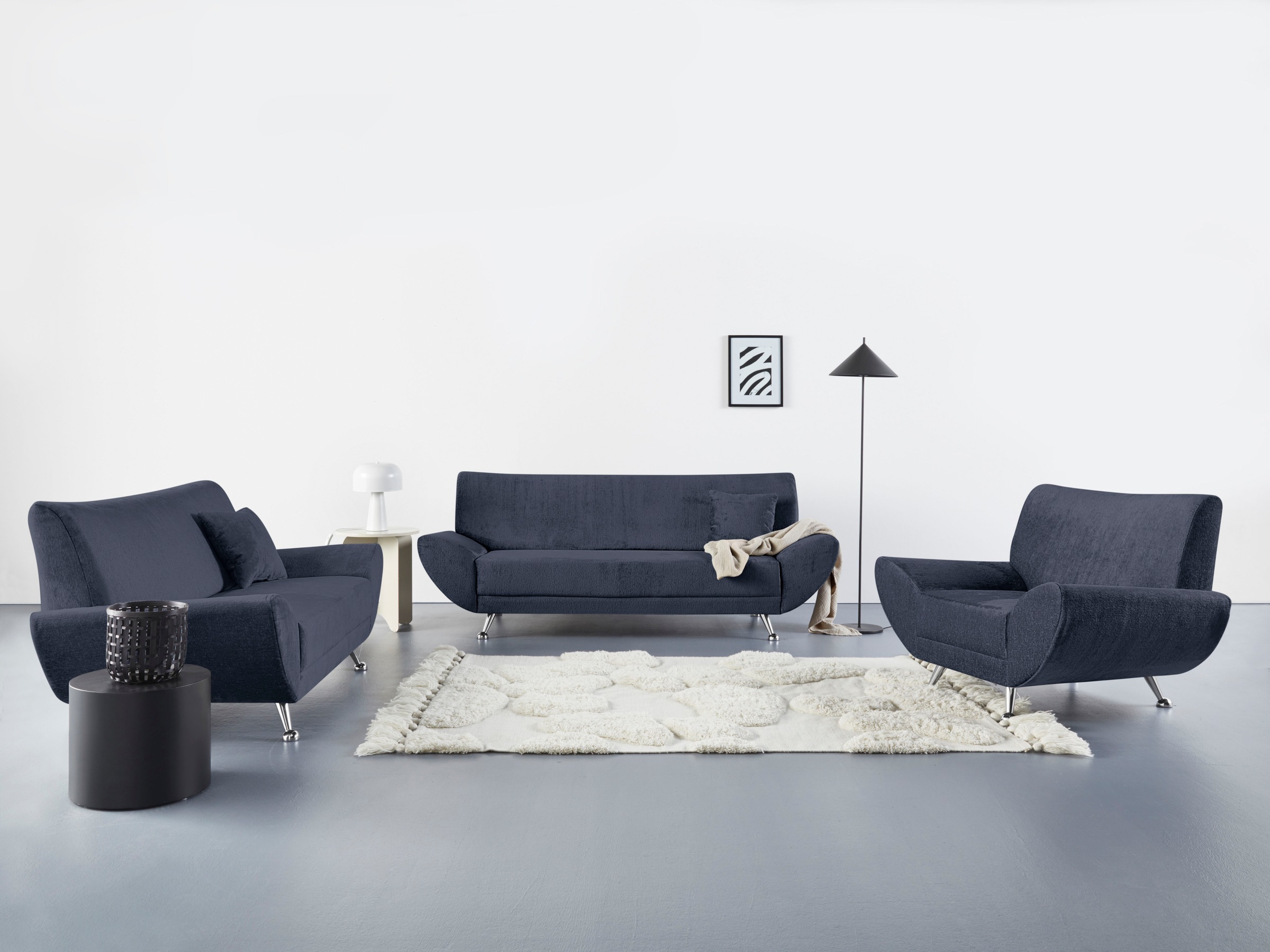INOSIGN Polstergarnitur "Saltare elegant und komfortabel", (3 tlg.) günstig online kaufen