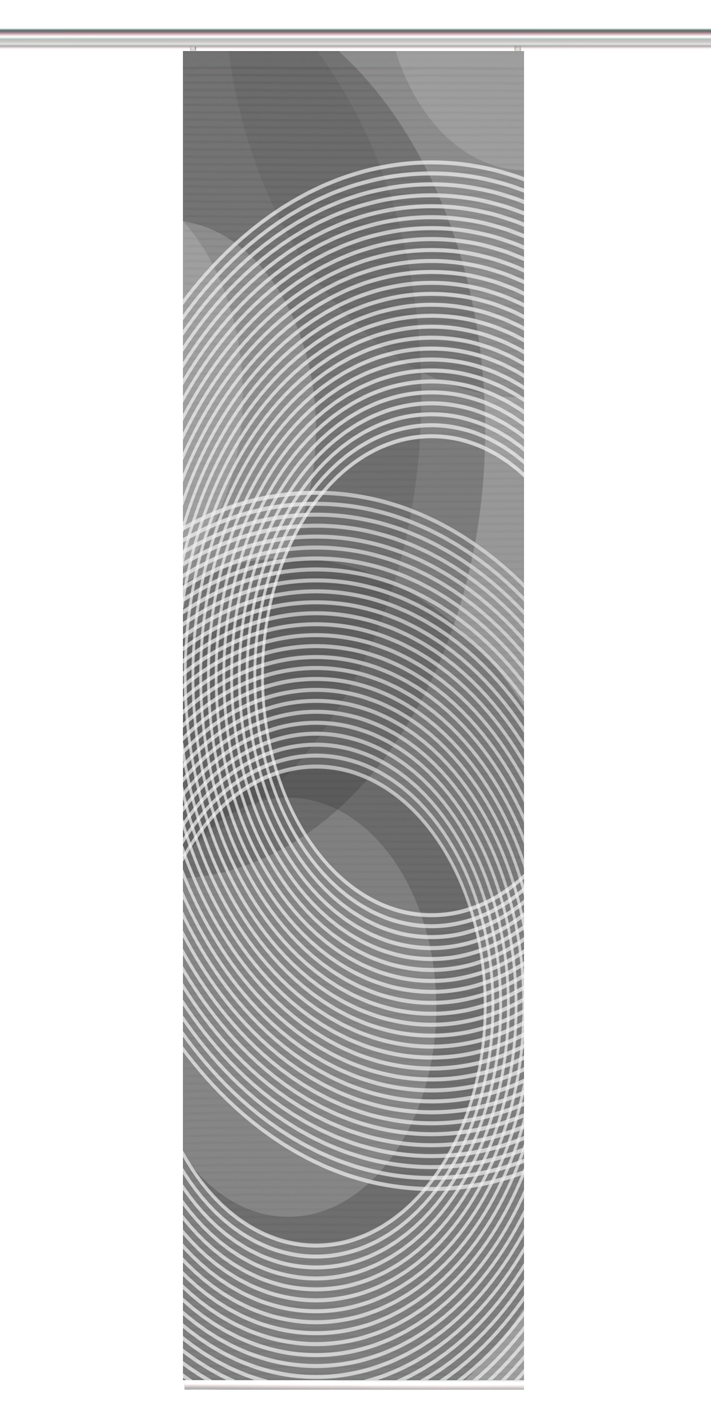 Thumbnail - HOME in green Schiebegardine "AFONSO" Paneelwagen 1 Stk. tlg. DIGITALBEDRUCKT, BAMBUSOPTIK RECYCELT