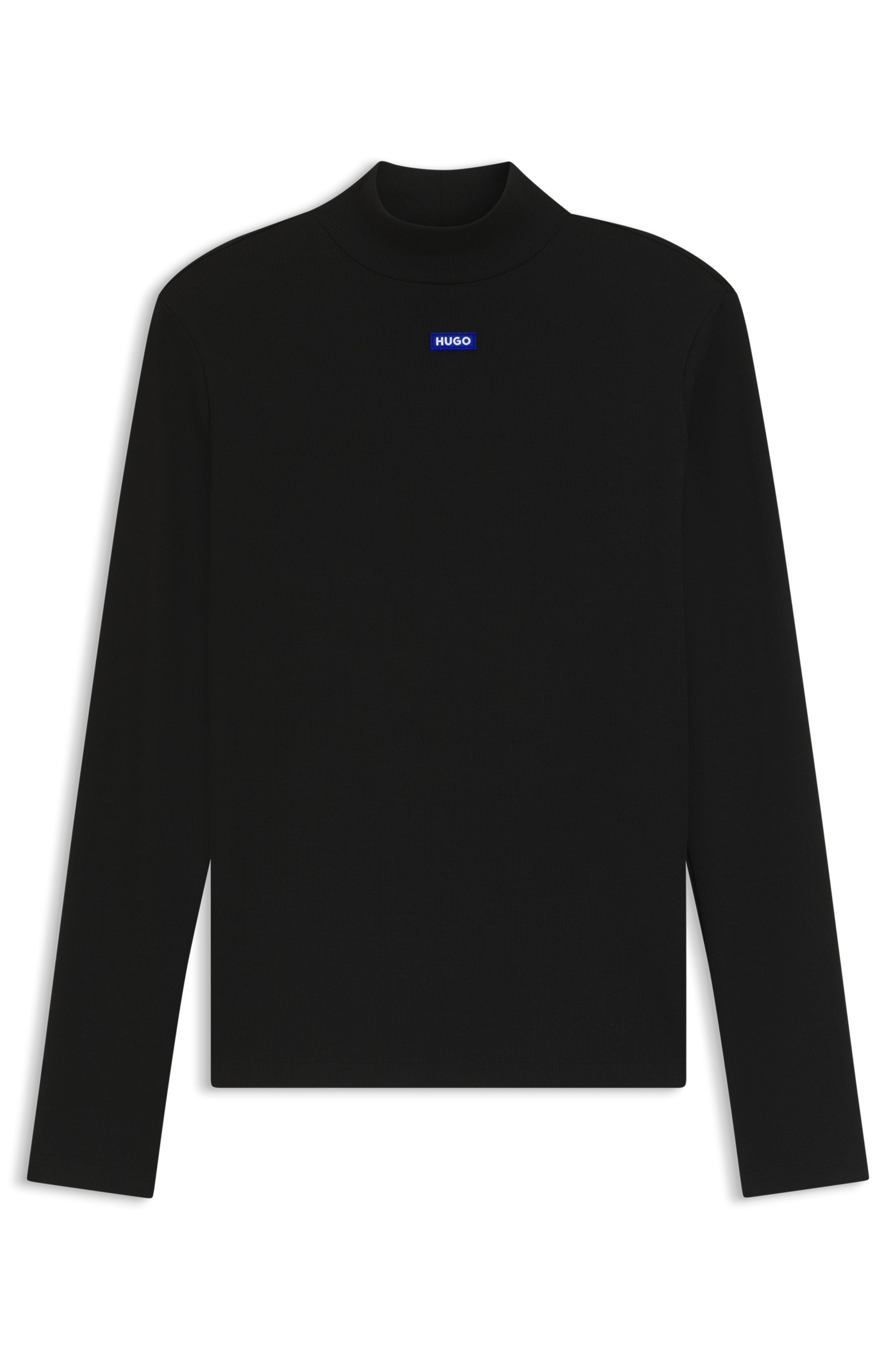 HUGO Blue Longsleeve »Easy Longsleeve_B«, mit Stehkragen