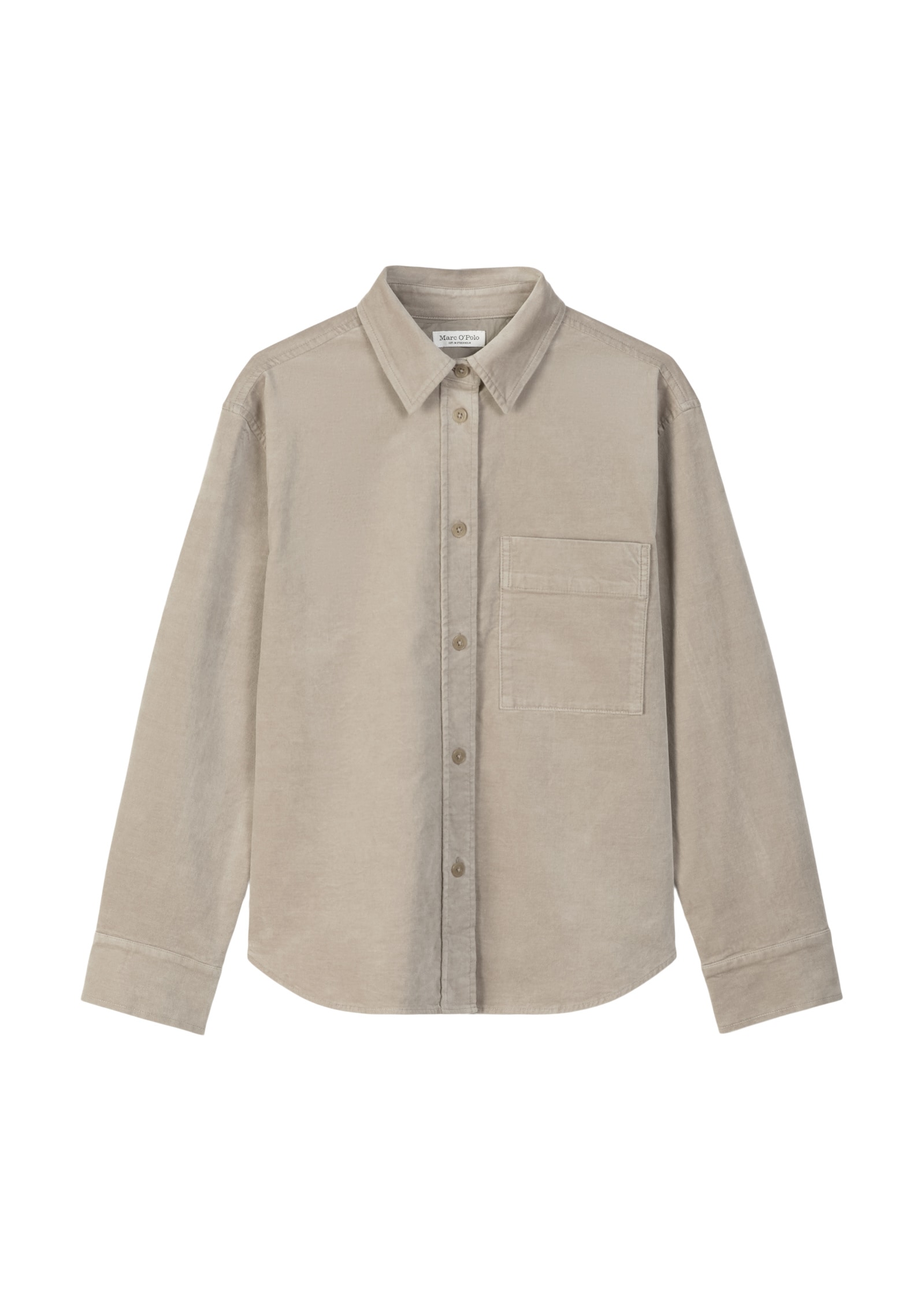 Marc O'Polo Hemdjacke »aus Organic Cotton Stretch« ohne Kapuze