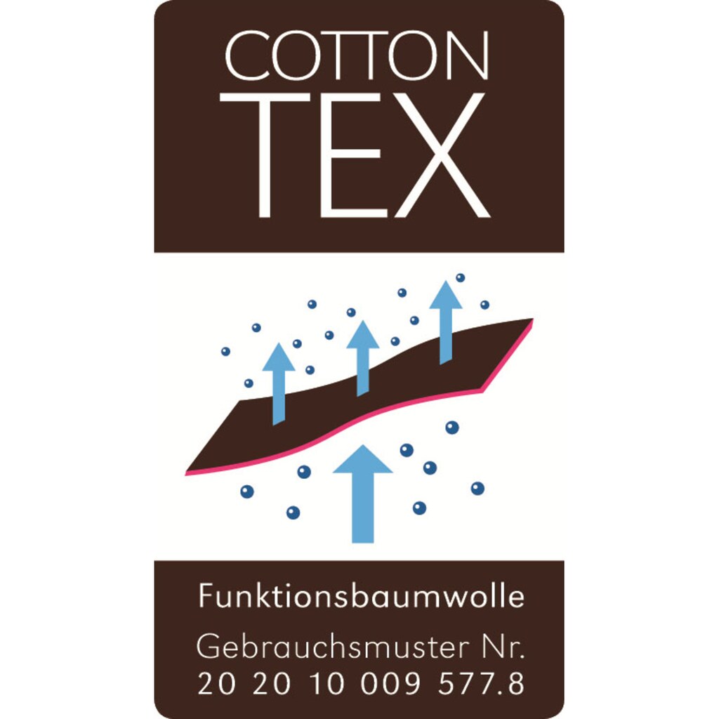 Centa-Star Kunstfaserbettdecke »Famous«, 4-Jahreszeiten, Bezug 100% Baumwolle, (1 St.)