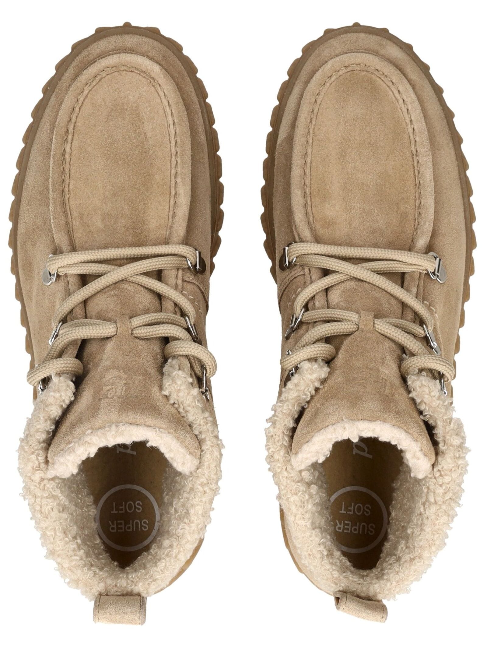Paul Green Schnürstiefelette »Paul Green Stiefelette Veloursleder«