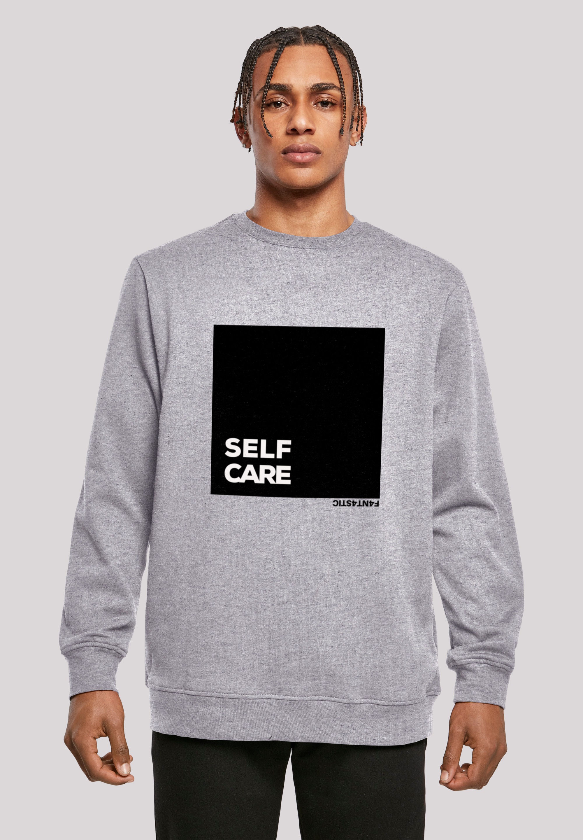 F4NT4STIC Kapuzenpullover "SELF CARE CREWNECK", Print