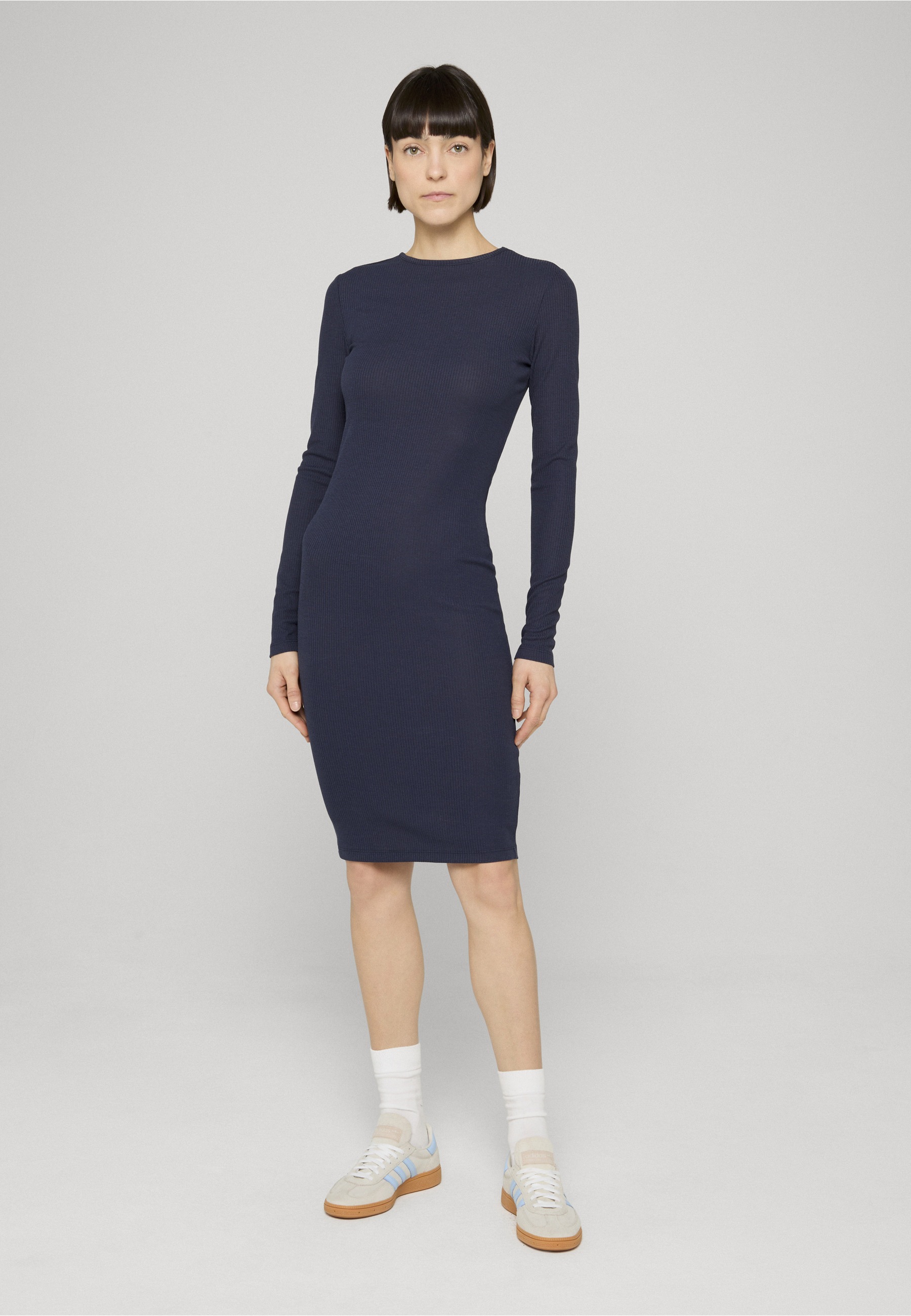 URBAN CLASSICS Shirtkleid »Urban Classics Damen Ladies Rib Dress« 1 Stk. tlg.