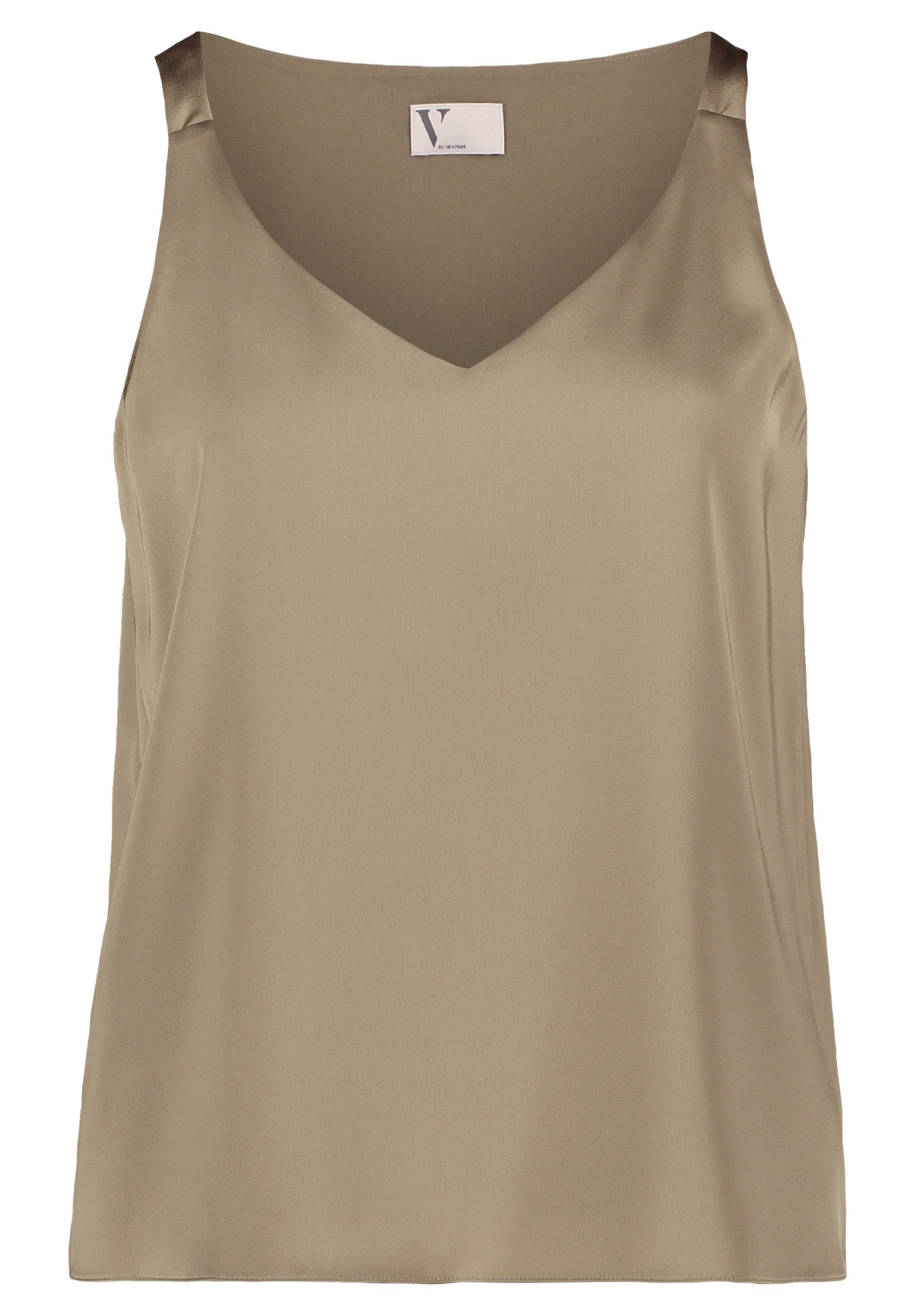 Vera Mont Satinbluse "Vera Mont Damen Satin-Bluse mit V-Ausschnitt" günstig online kaufen