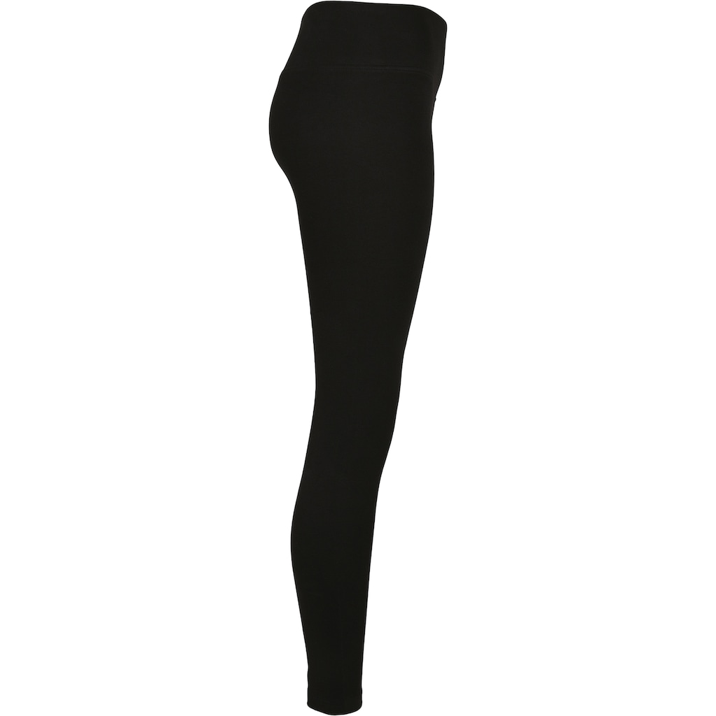 URBAN CLASSICS Leggings »Urban Classics Damen Ladies High Waist Branded Leggings«, (1 tlg.)