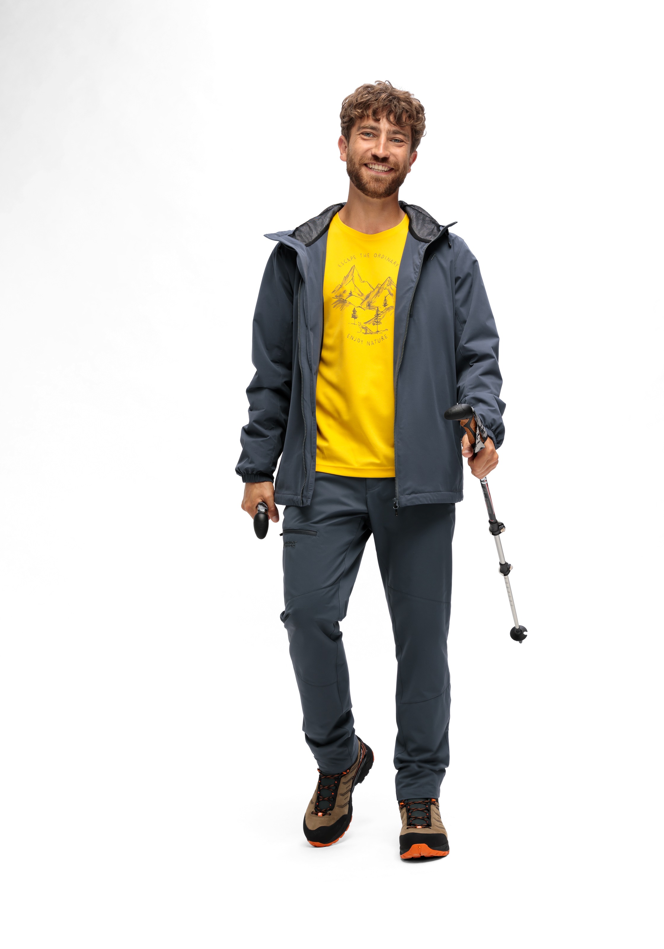 Maier Sports Outdoorjacke »ArorA Loop M«, Herren Jacke wasserdicht, Funktionsjacke 3 Taschen außen + Innentasche