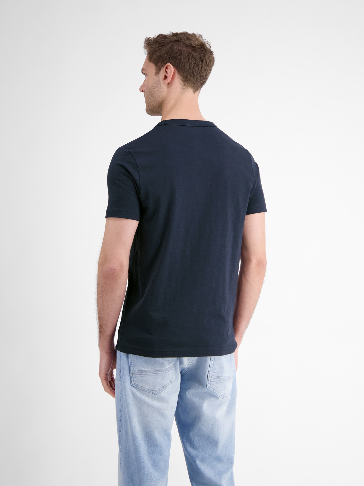 LERROS T-Shirt »LERROS Herren T-Shirt mit Brustprint«