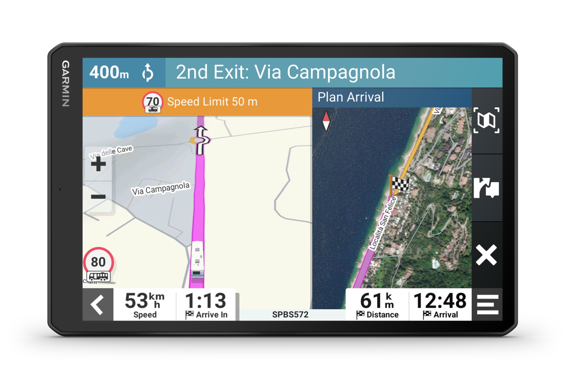 Navigationsgerät »Camper 1095, EU, GPS«, (Europa (45 Länder) Karten-Updates), Bluetooth