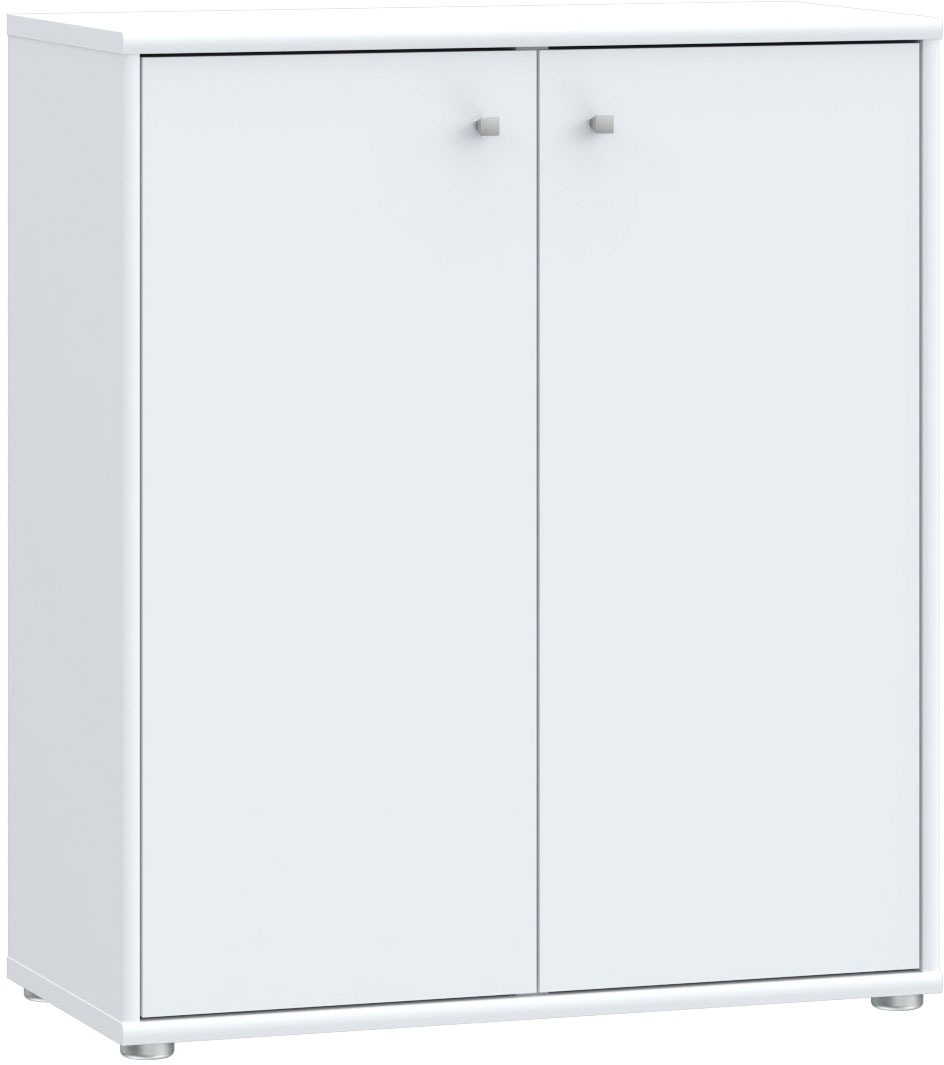 FORTE Kommode "Tempra, Kommode, 2 große Türen, Höhe 85,5 cm" Breite 73,7 cm günstig online kaufen