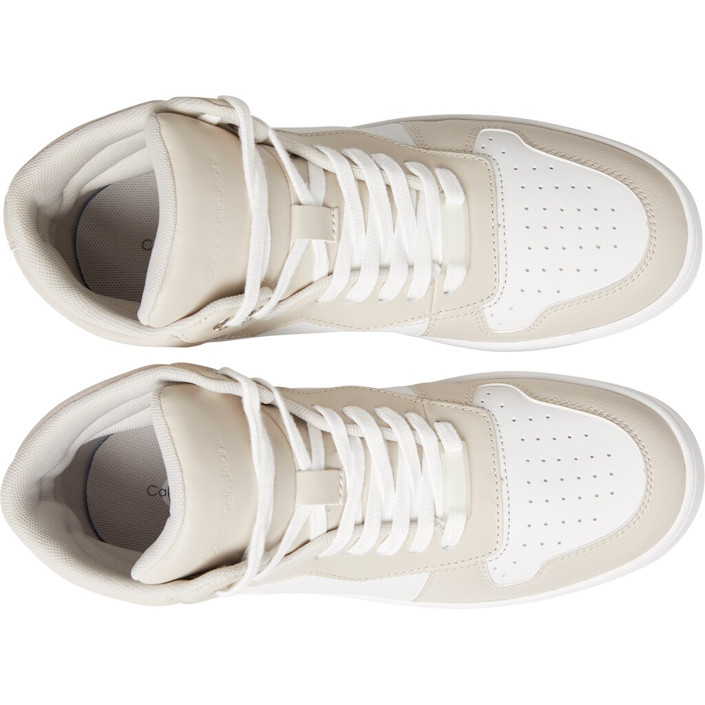 Schuhe Schnürschuhe Calvin Klein Jeans Sneaker »JAIDA 11D«, mit weicher Schaftpolsterung weiß-offwhite