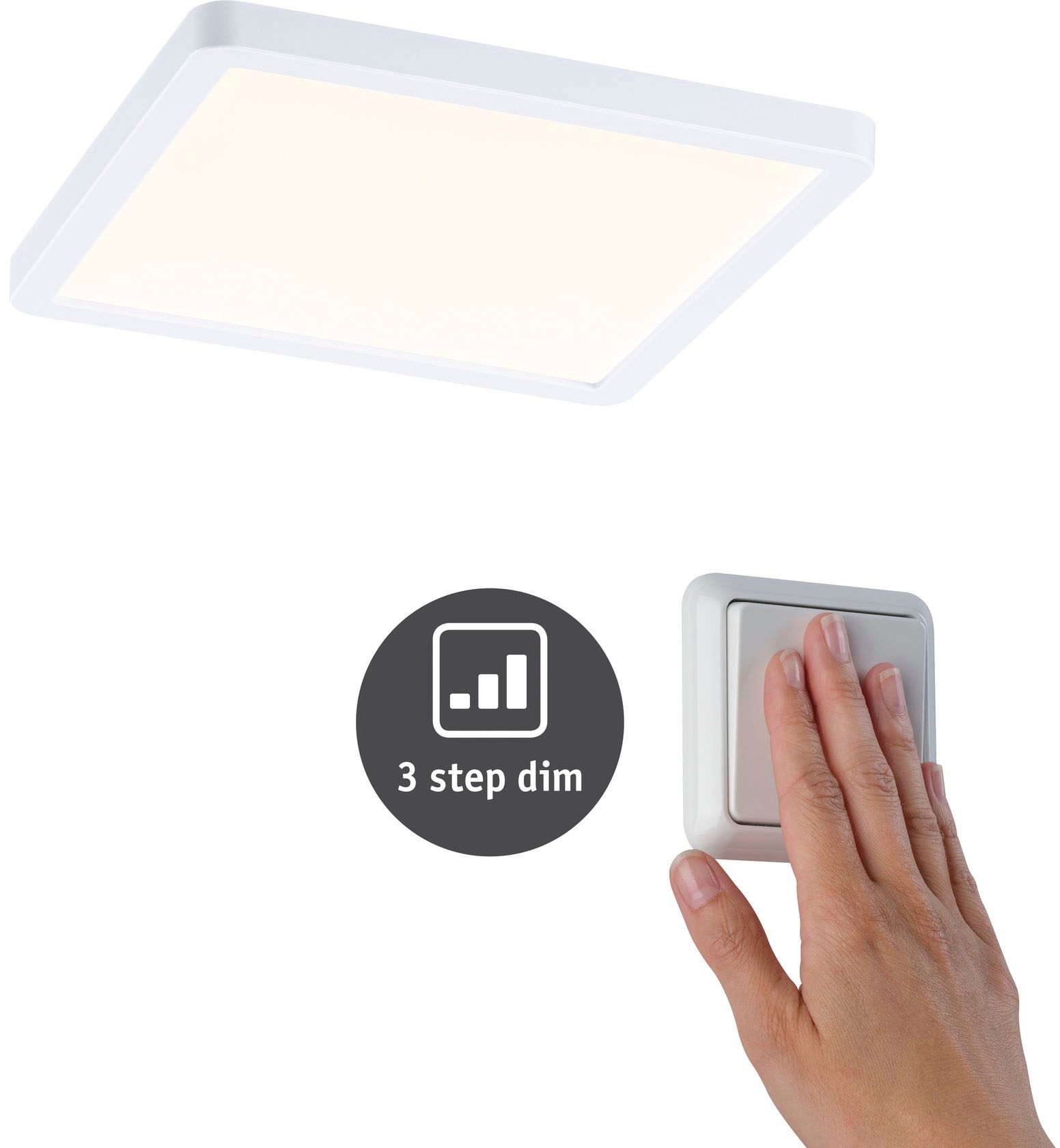 Paulmann LED Einbauleuchte »Areo« LED-Modul 1 Stk. Warmweiß LED-Modul, 3-Stufen-dimmbar
