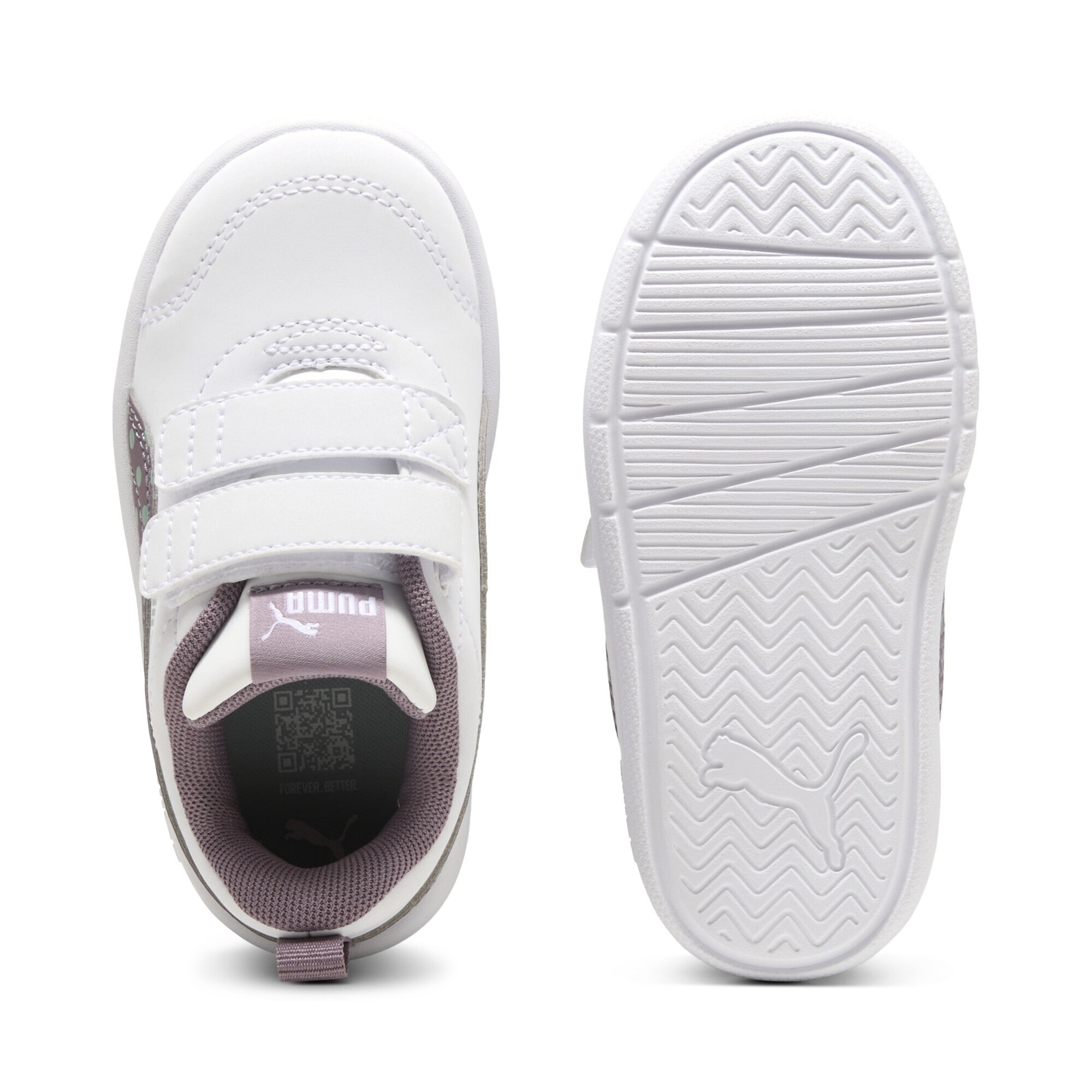 PUMA Sneaker »Courtflex V3 Dotty Sneakers Klein Mädchen«