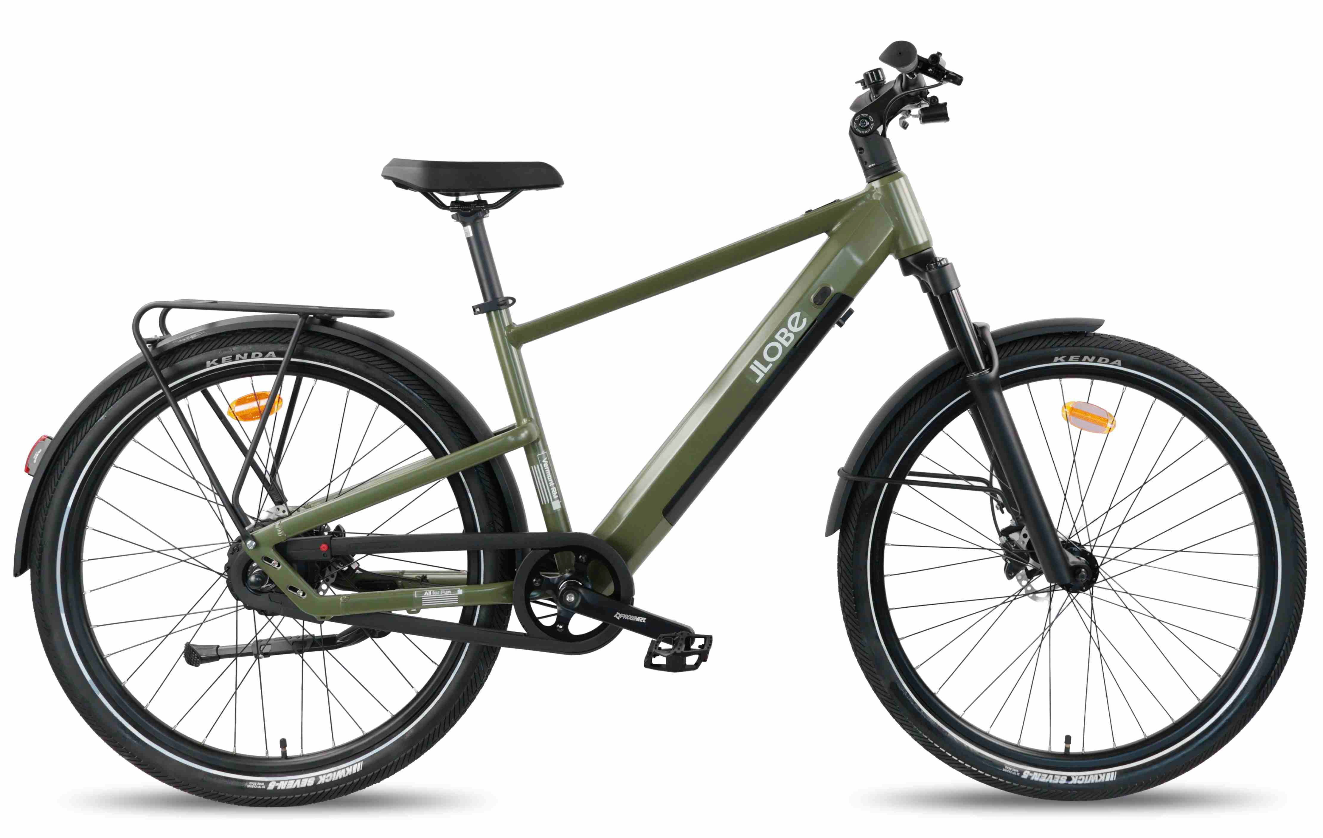 LLobe "CityVenture E-Bike 27,5" Vermont RM, grün" 2 Gang Nabenschaltung Heckmotor 250 W