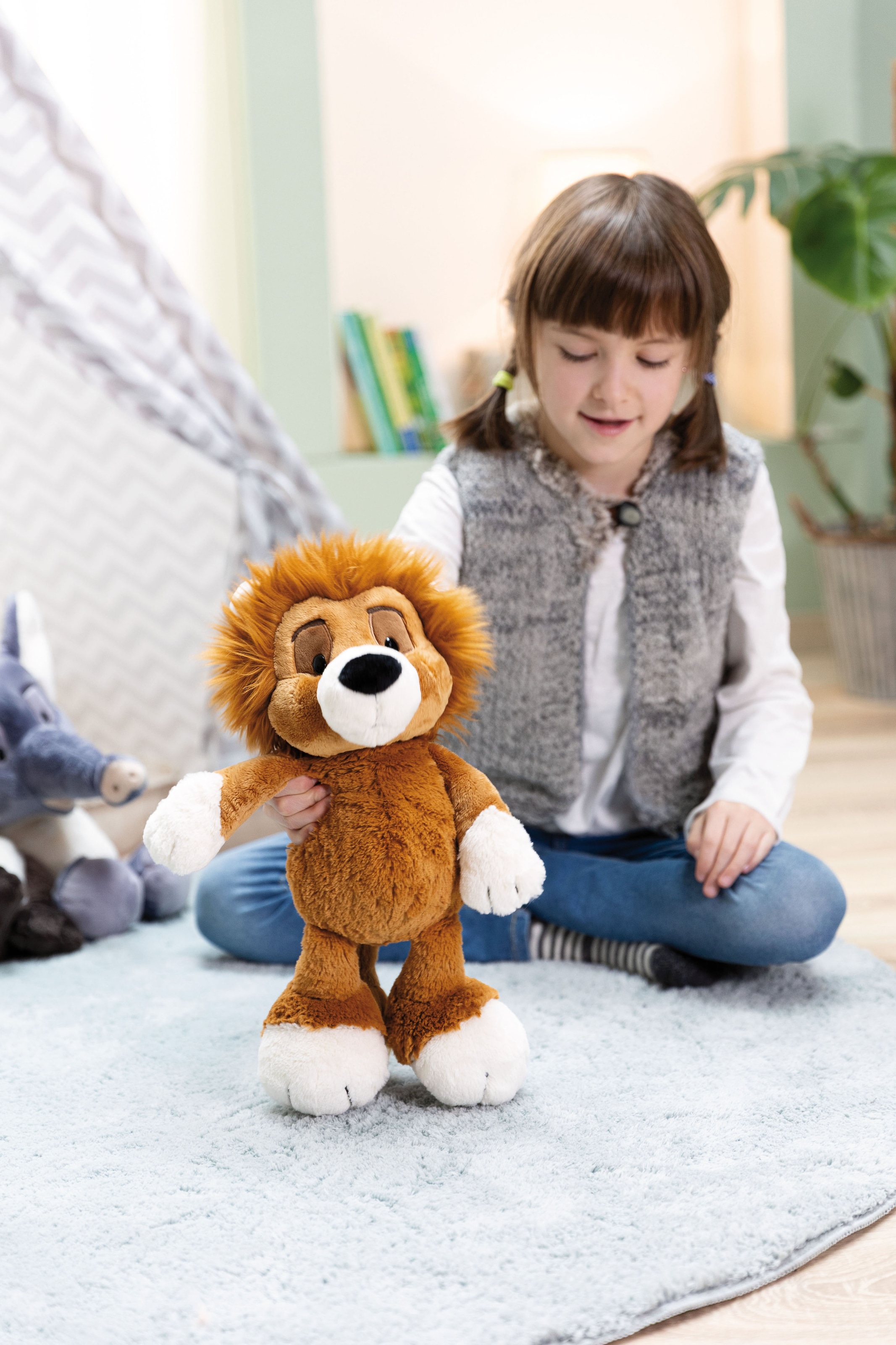 Nici Kuscheltier »Wild Friends, Löwe King Kimari, 50 cm schlenkernd«
